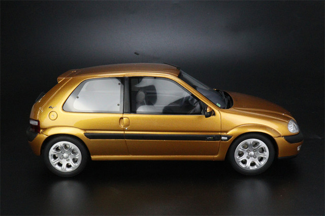 Otto 1:18 Citroen Saxo Vts Gold Resin Model Car -  Railed/motor/cars/bicycles - AliExpress