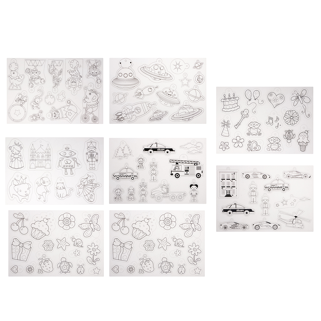 8 Sheet  Shrink Plastic Printable Shrink Paper Pre Cut DIY Jewelry Craft