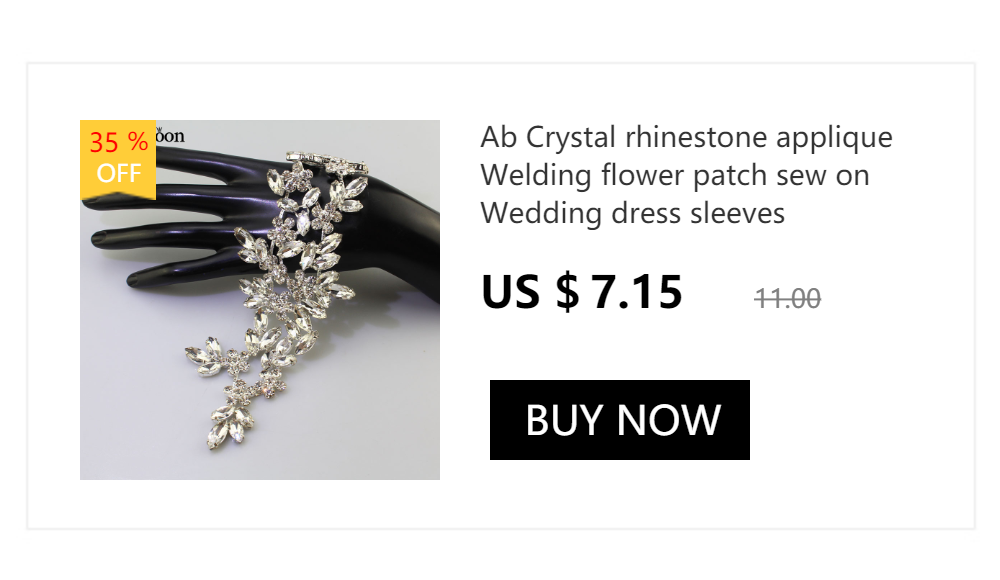 6,5x3,5 Zoll Gold Silber Kristall Kragen Strass Ausschnitt Schmuck Hochzeitskleid Rock Blinkende Kleidung Zubehör YL015 – Detail 5