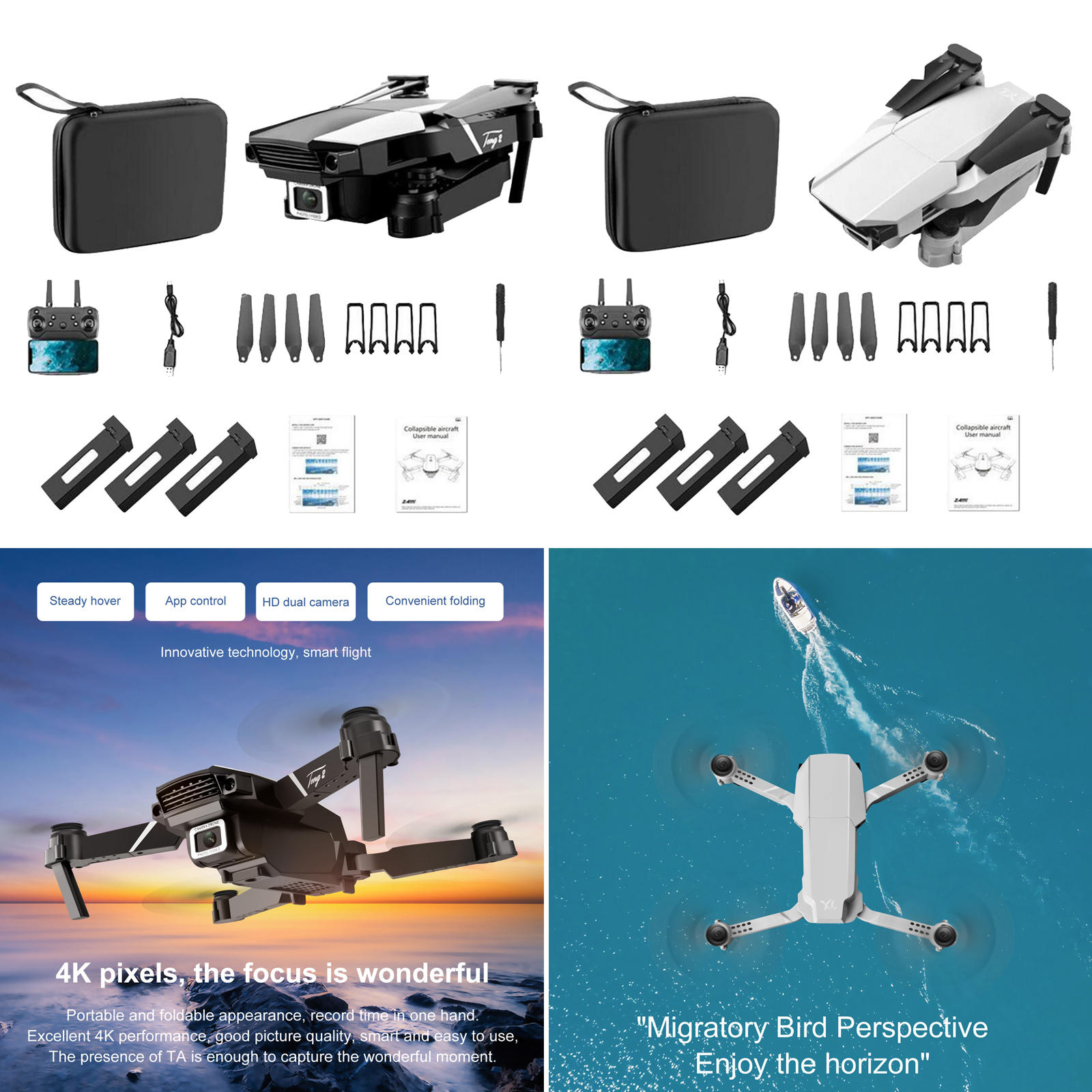 Mini Drone RC Helicopter Quadcopter Auto Hovering, Headless Mode Beginners