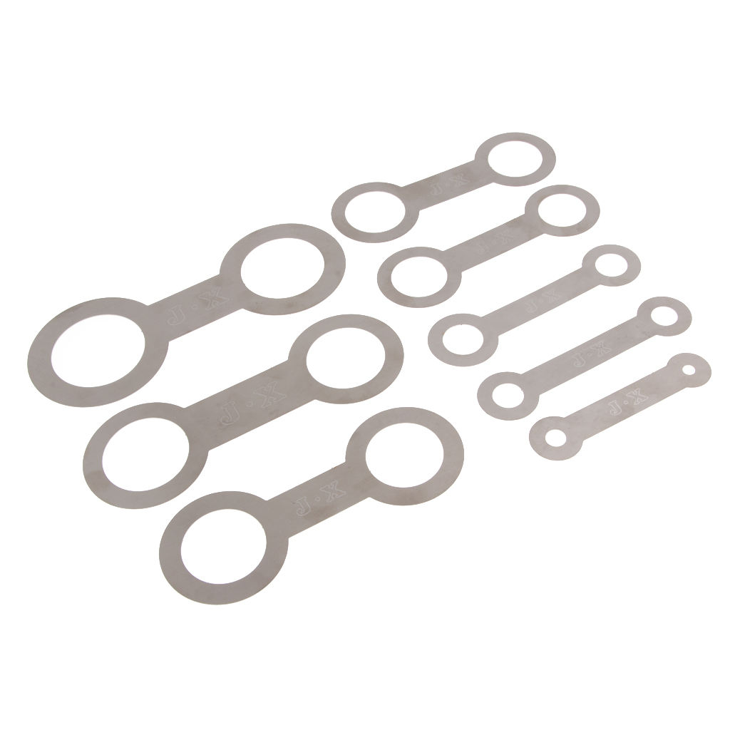Set of 8 Classic Pad Iron Sax Repair Tools for Saxophone Flute