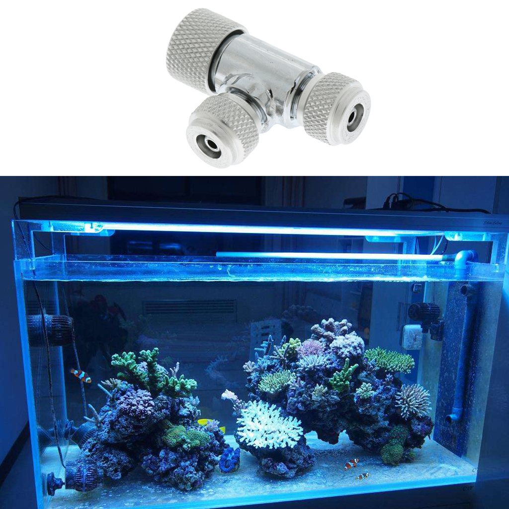 Aquarium CO2 Bubble Counter Valve Regulator Diffuser Dual-Head