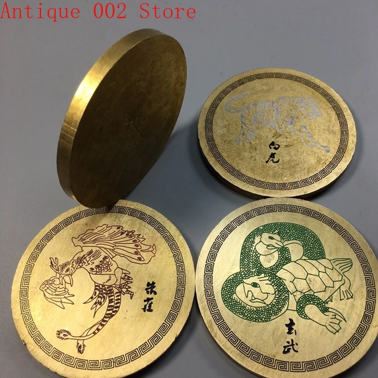 Old Chineseng “ Figure Paperweight " tibet Silver Bullion paperweight 
