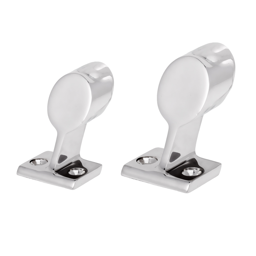 316 Stainless Steel Marine Boat Deck Forward Stanchion 60 Deg Hand Rail Fittings