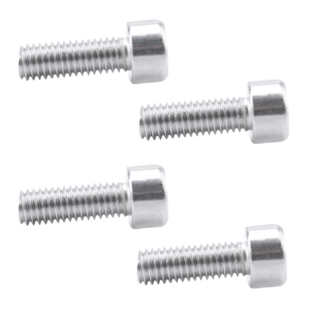 4 Pieces Water Bottle Cage Screws Aluminum Alloy Hex Socket Screws for Repair