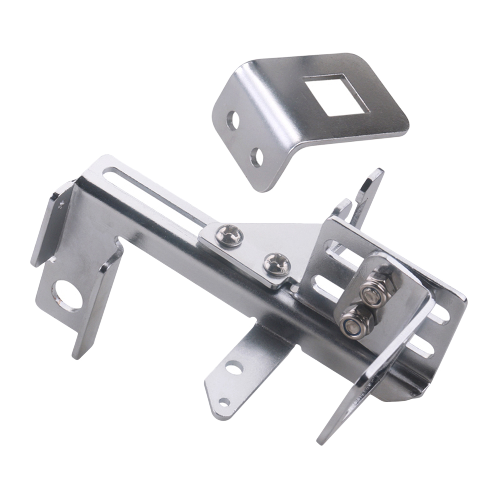 New Chrome Auto Throttle Cable Kickdown Bracket Kit Assy for Chevrolet SBC  Holley Kick Down