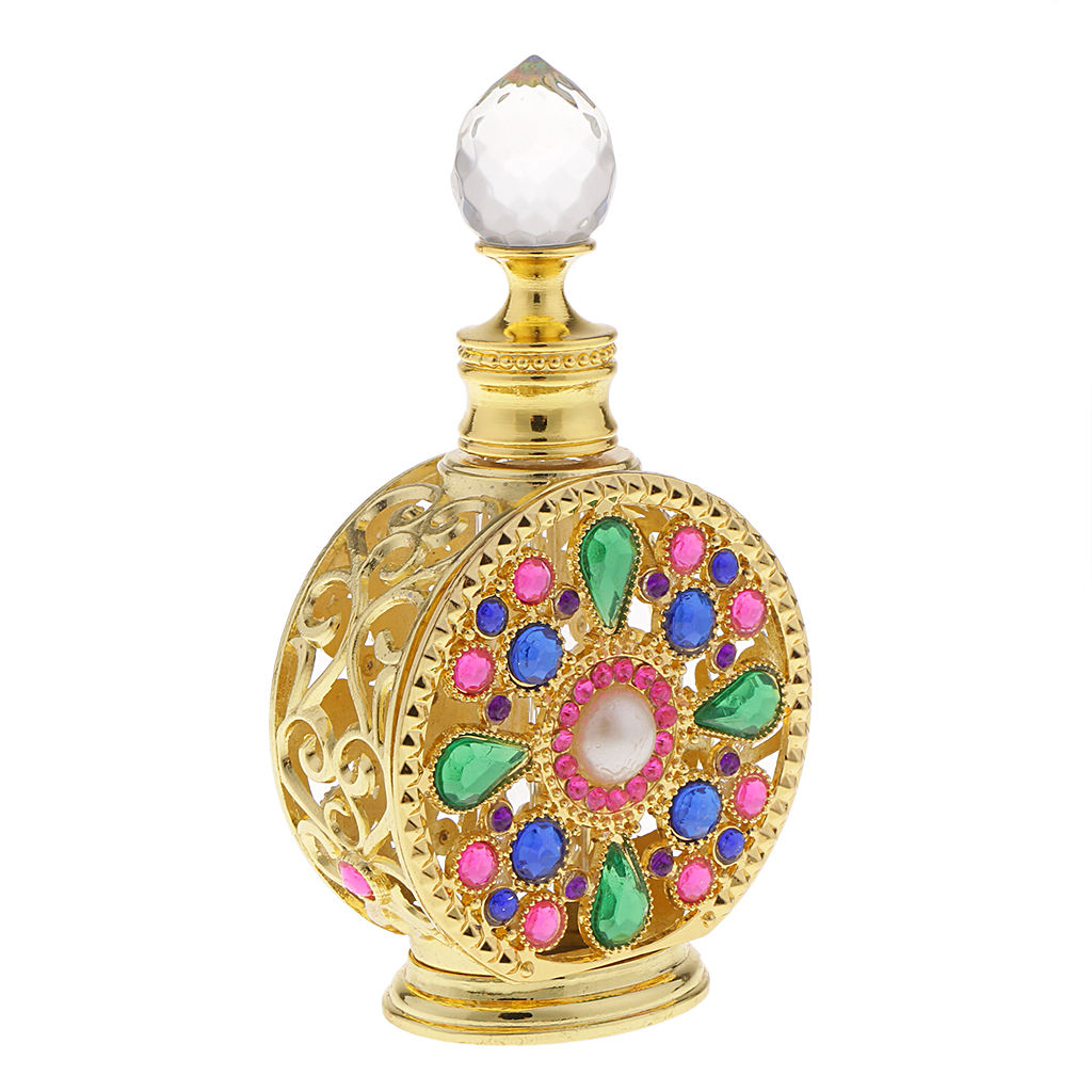 Vintage Empty Glass Perfume Bottles Atomize Women's Makeup Accessory