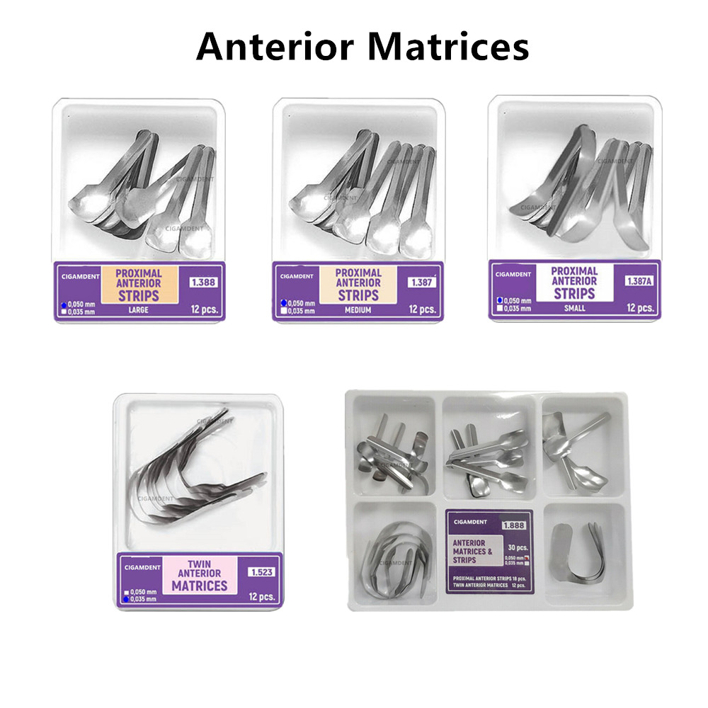 Best of Proximal Anterior Strip Dental Sectional Contoured Matrices System Anterior Matrix Band Ring Wedges Holder Twin Anterior Matrice Reviews & Tips