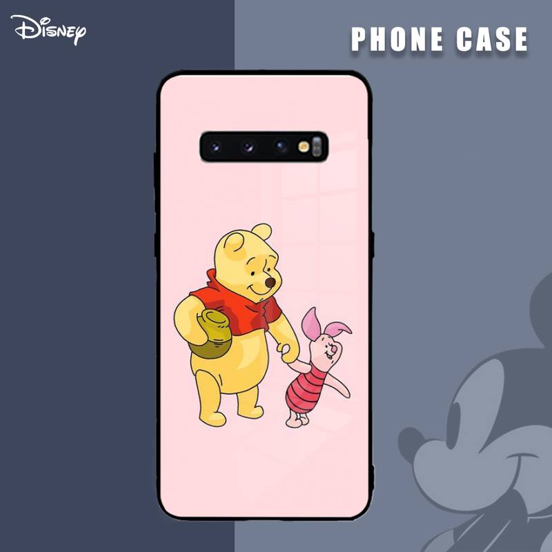 Funda De Telefono De Winnie The Pooh Cubierta De Cristal De Lujo Para Samsung S10 S S9 Plus Note9 10 Coque Fundas Antigolpes Para Telefono Aliexpress