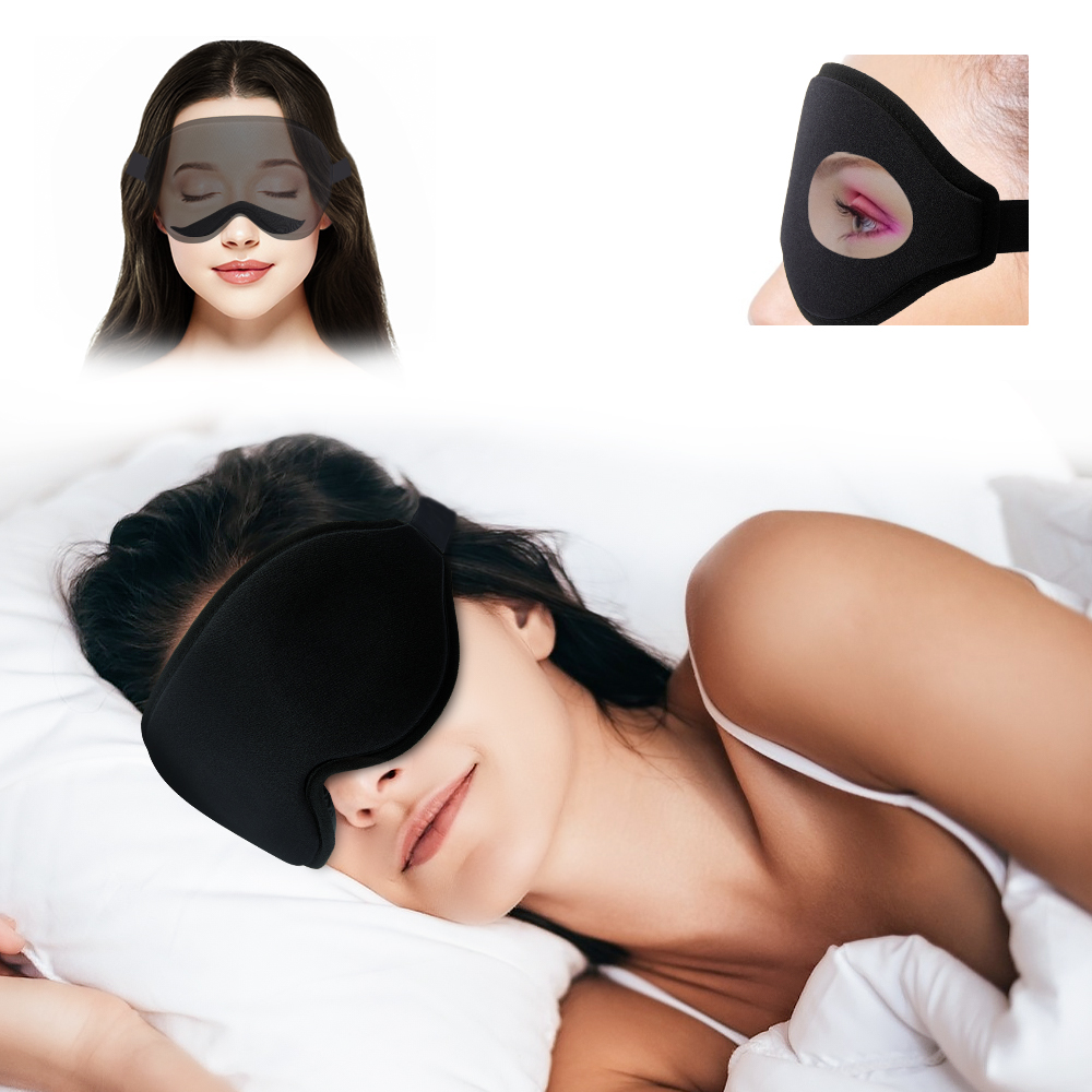 Best of 3D Sleeping Mask Eye Mask For Sleeping Soft Unisex Eye Patches Comfort Face Sleeping Mask Eyeshade Breathable Reviews & Tips - Image 2