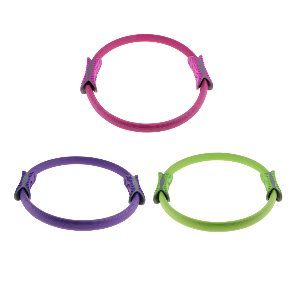 Dual Grip Flexibility Training Yoga Pilates Ring Muscle Exercise Circle Fitness Magic Circle for Yoga Fitness Slimming Tool