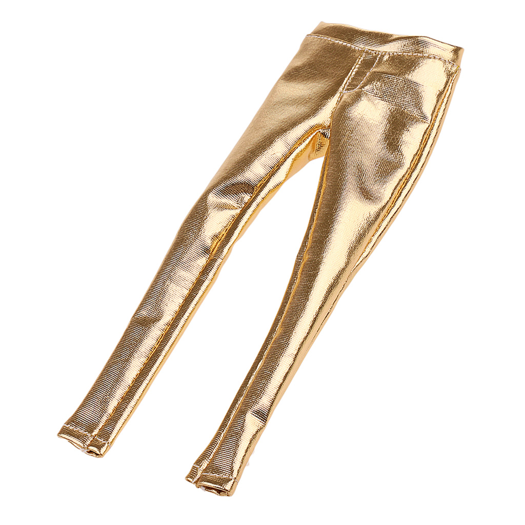 MagiDeal 1/6 Scale PU Leather Female Trousers Women Pants Clothes for 12 Inch Figures Doll Toy DIY Accessories