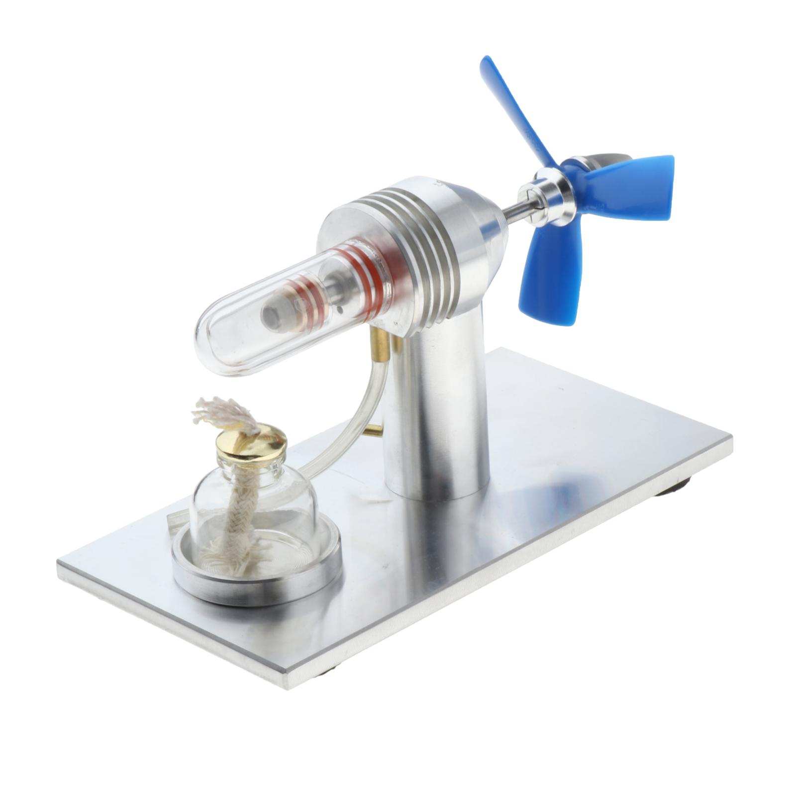Hot Air Stirling Engine Motor Model Educational Toy Electricity Generator DIY Physics Generator Experiment Model Toys