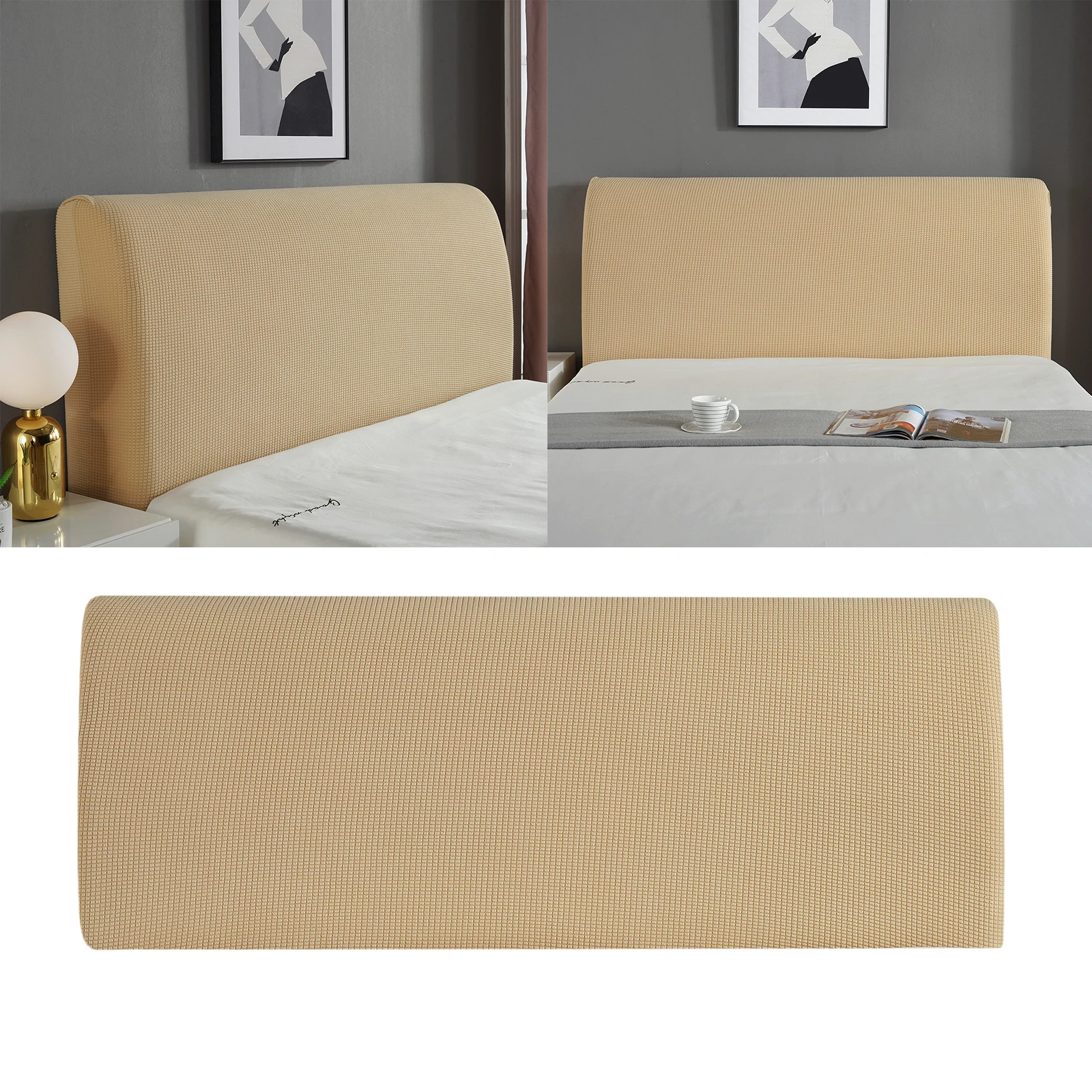 Stretch Headboards Cover Slipcover Backrest Cover Nordic Style Bed Headboards