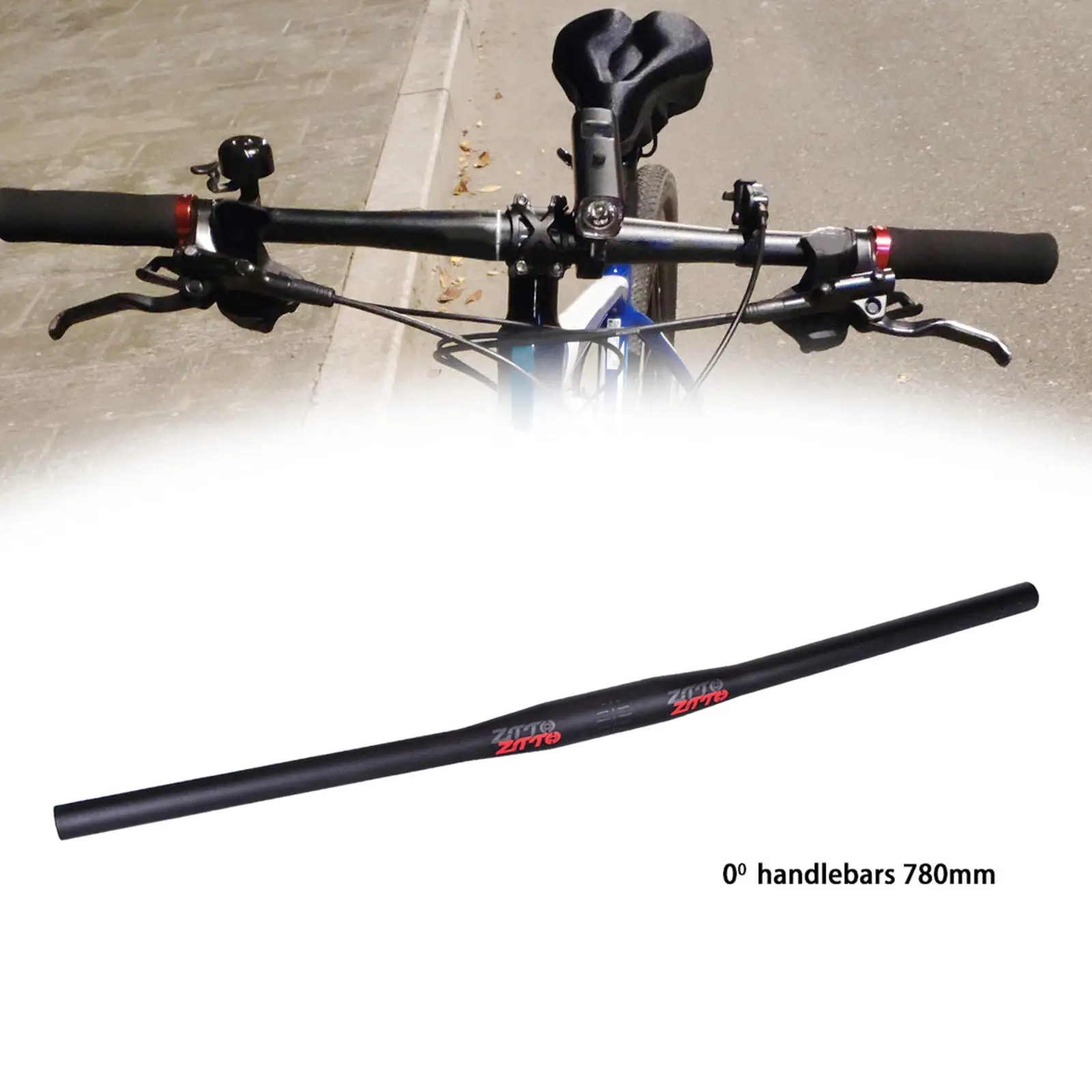 Lightweight Mountain Bike Handlebar MTB Downhill DH Bicycle Extra Long Riser Bar 31.8mm High Rise Handle Bar Component Parts