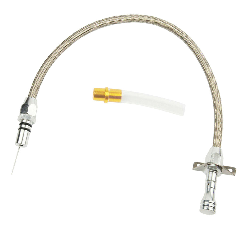 TH400 Flexible Stainless Transmission Dipstick For Chevy TH-400 Turbo SBC