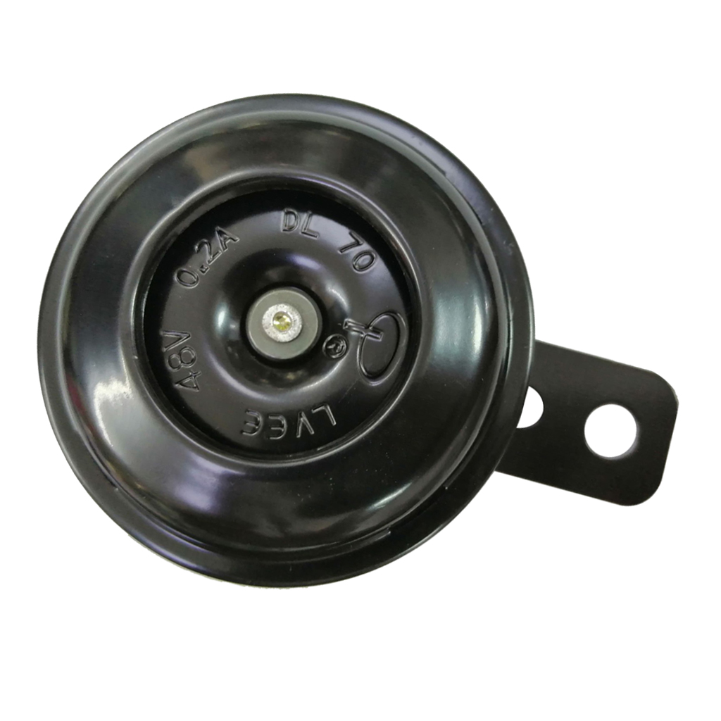 Loud Motorcycle Horn Scooter Bracket for Electric Bike Black 48V 0.2A