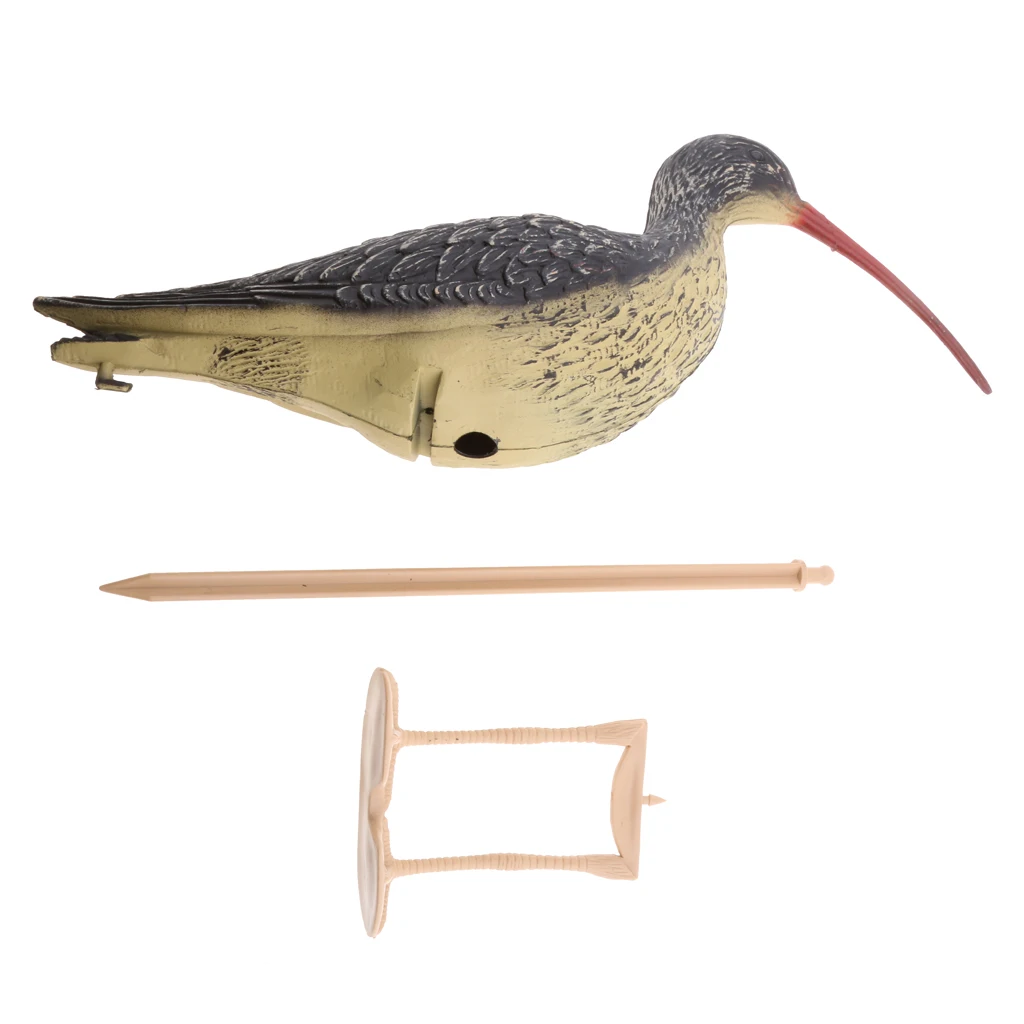 Bird Decoy Long Beaked Bird Rodent Deter Scarer Weed Bird Control Scarecrow Pest Repellent Garden Protector