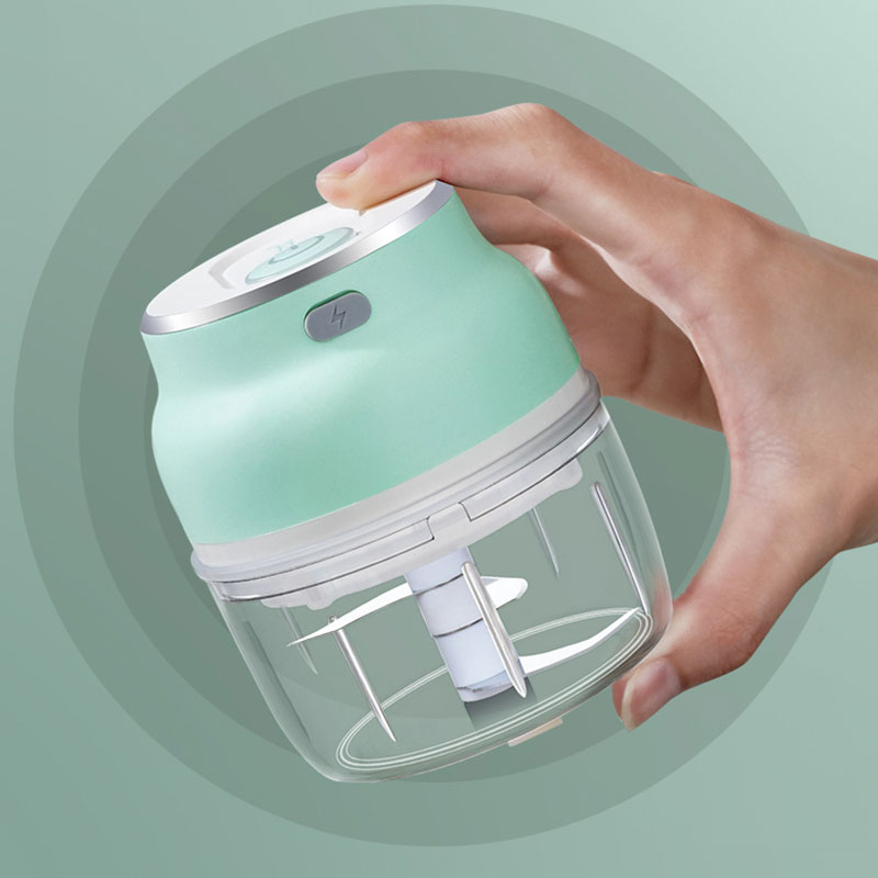 Novo mini elétrico quente chopper alho vegetal