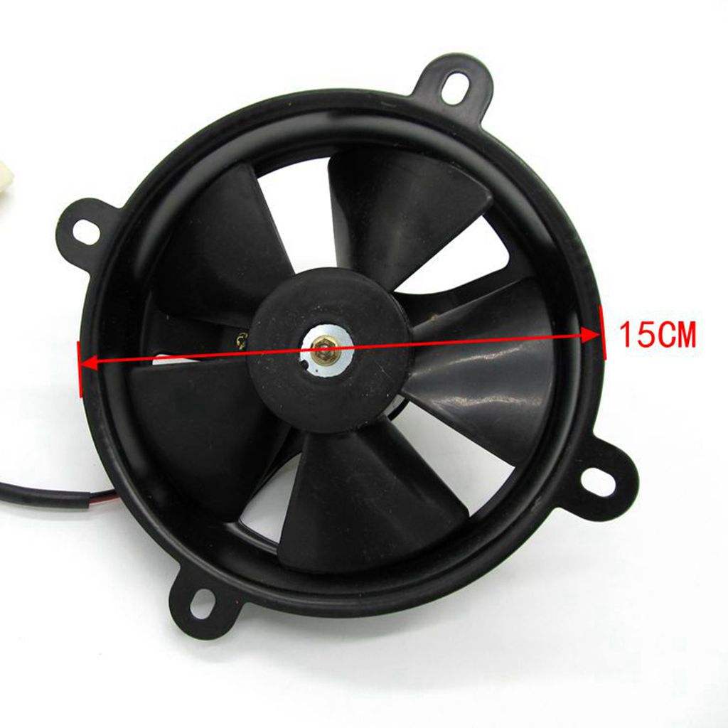 Electric Engine Cooling System Fan Radiator for 150cc / 250cc Go Kart ATV