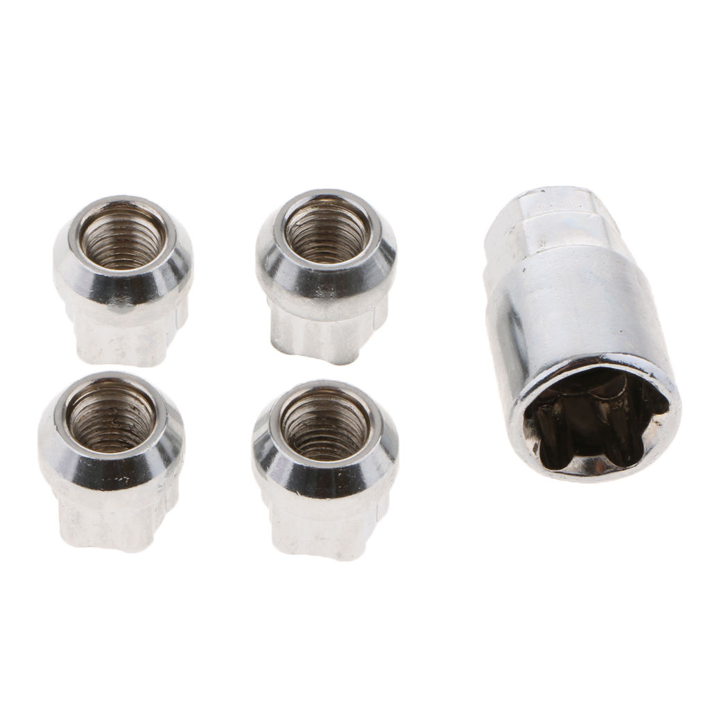 4pcs 12x1.5 Factory Style Replacement Chrome Lug Nut Wheel Locks Fits for Toyota
