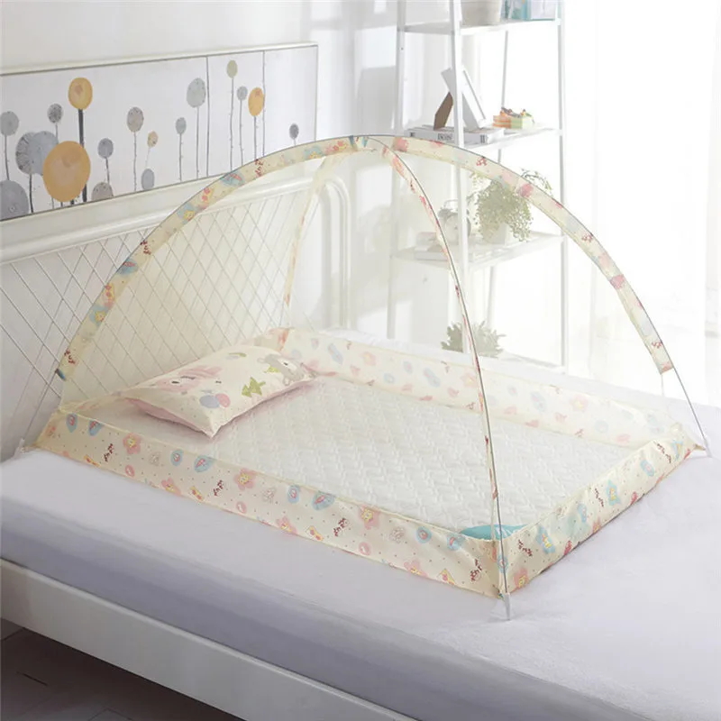 Foldable Cradle Bed Mosquito Nets Tent Mattress Bed Cover Travel Portable Crib 