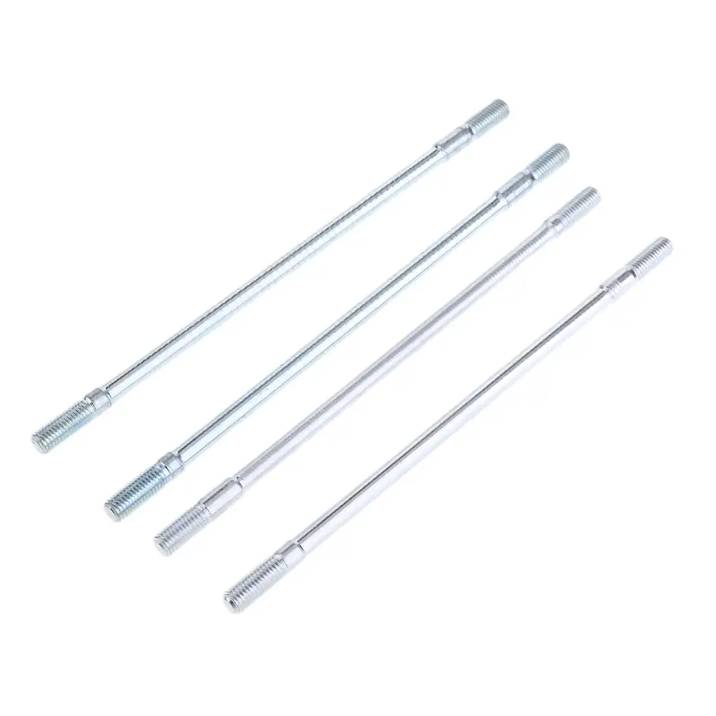 4 Pieces Silver Cylinder   KShort   Length: 168mm / 6.61 Inch Long  , Length: