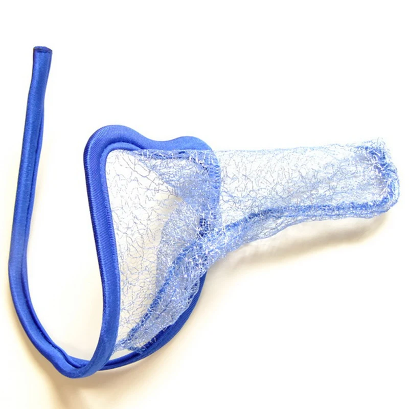 Blue Sexy Invisible C-string Thong Underwear for Men