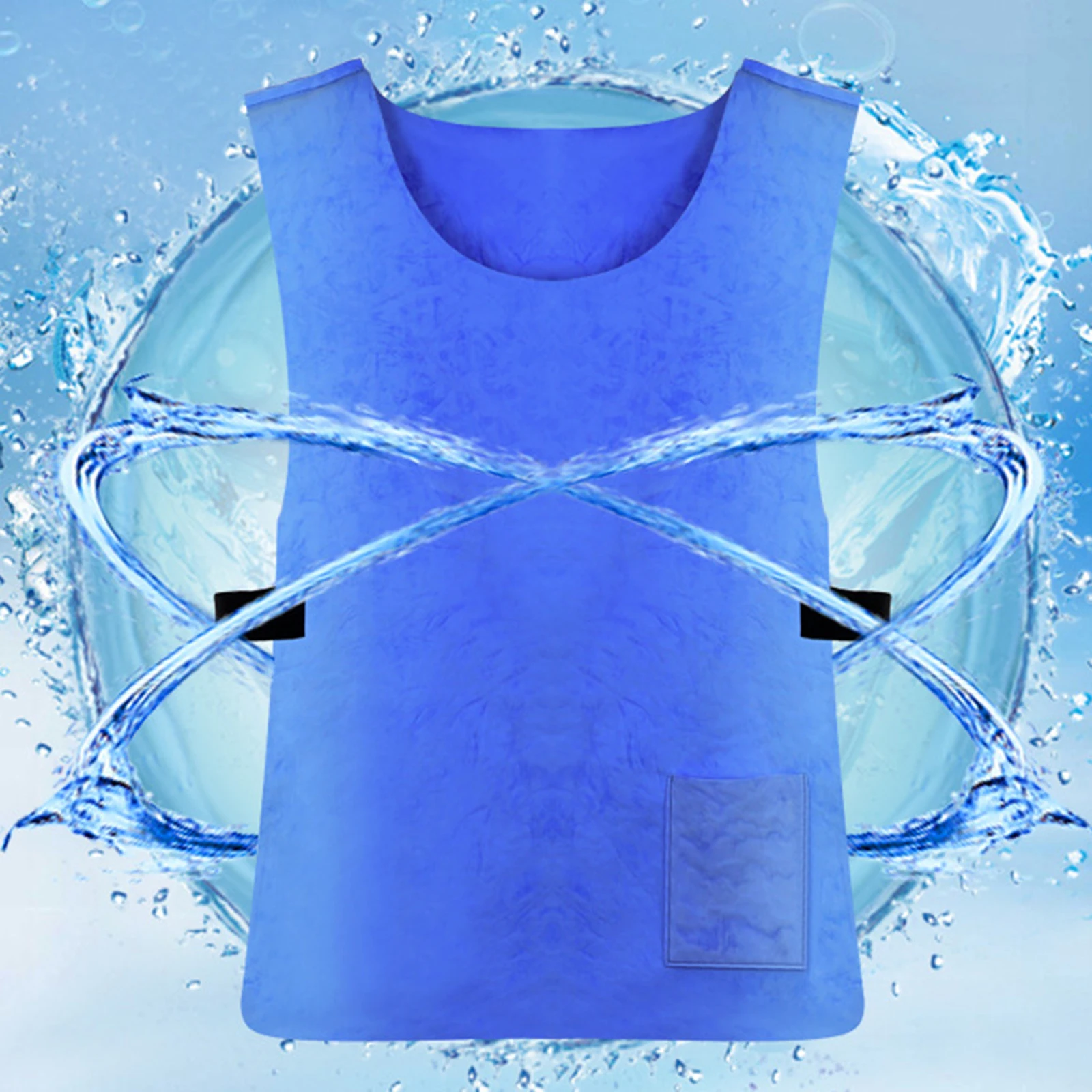 Men Women Cooling Vest Sunstroke Prevention Outdoor Sport Working Cooling Summer 