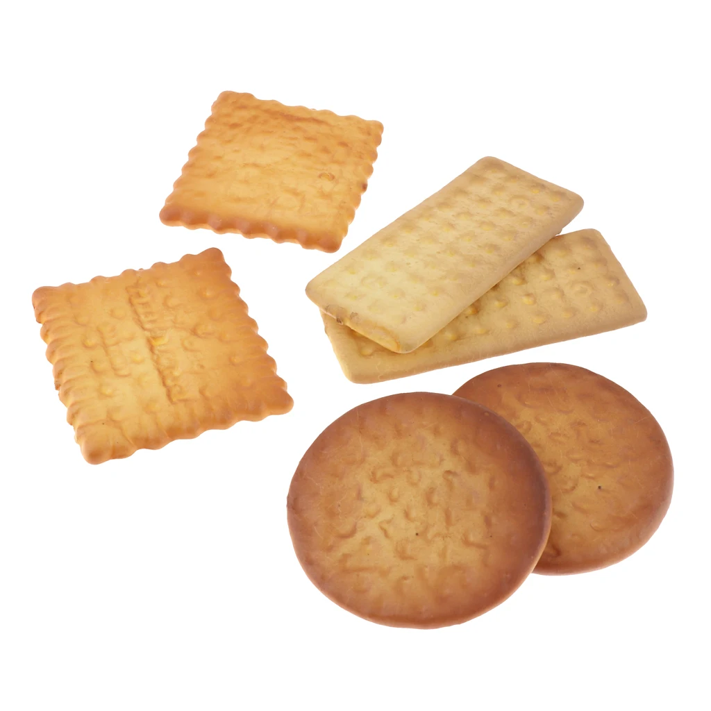 PU  Artificial Cookies Dessert for Decoration Lifelike Food Toy Biscuit Cookie