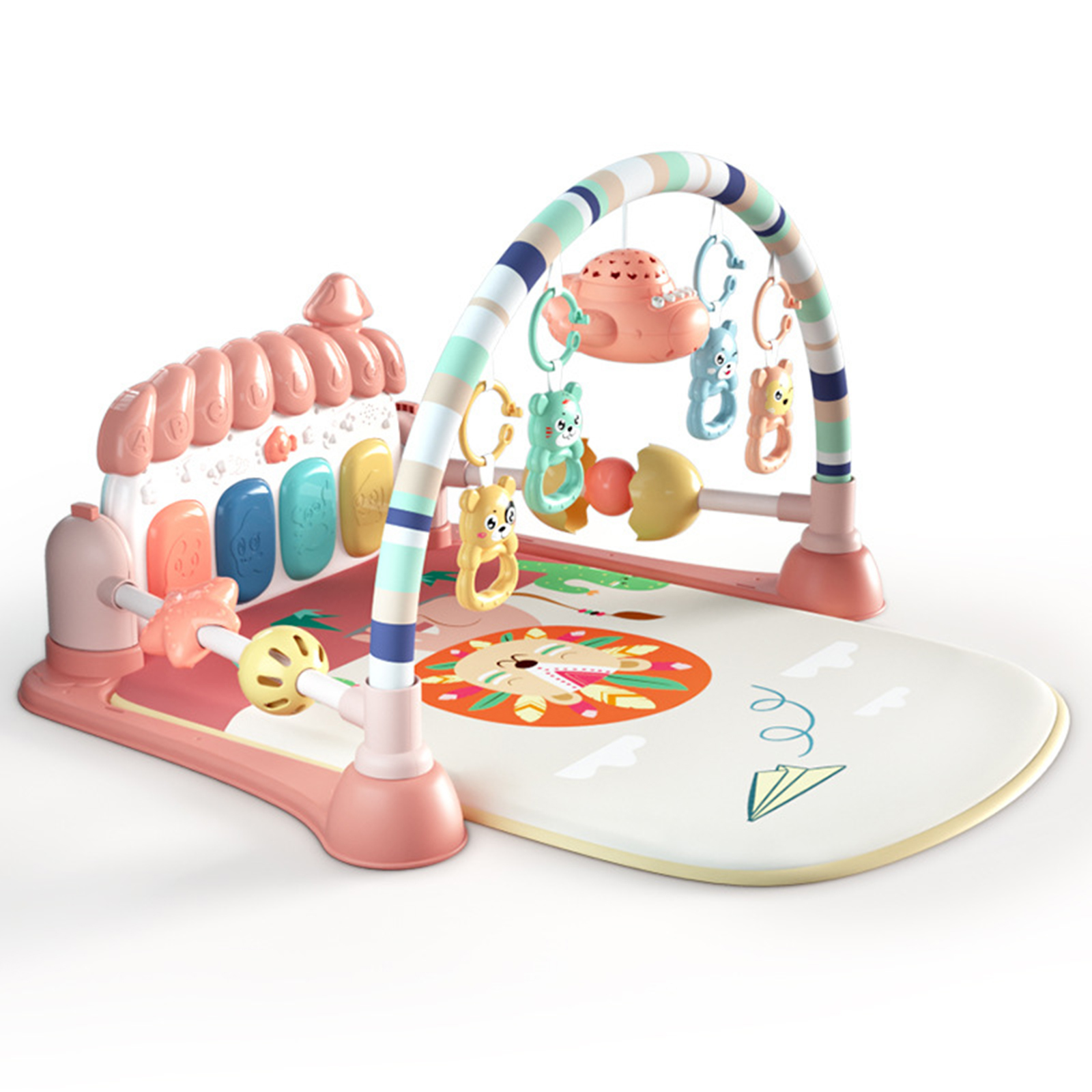 Baby Play Music Mat Carpet Toys Kid Crawling Play Mat Game Develop Mat with Piano Keyboard Infant Rug Early Education Rack Toy