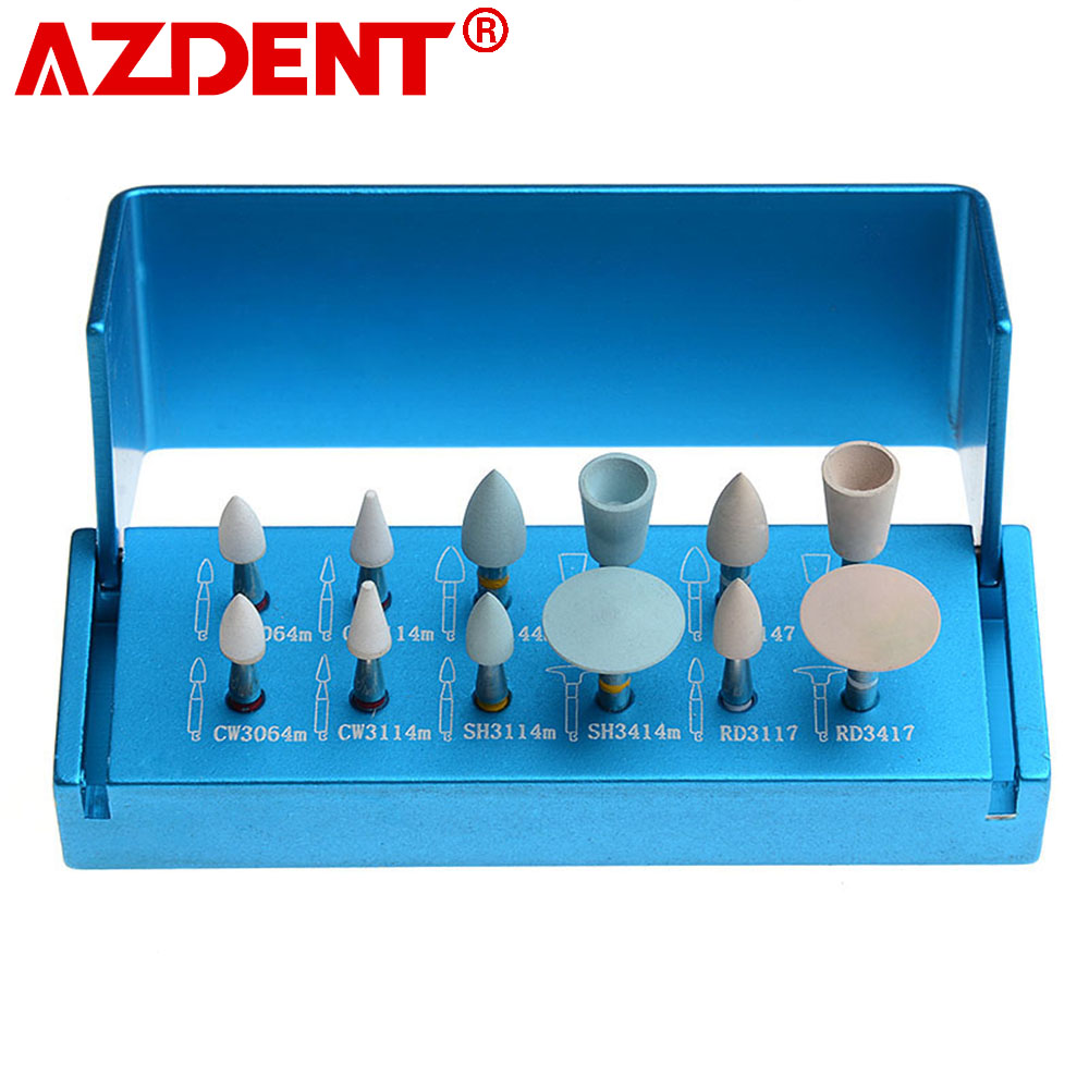 Best of 10pcs / Box Dental Zirconia Polishing Kit For Low Speed Contra Angle Diamond Polishing Set RA 1112 / 2112 / 3112 Reviews & Tips