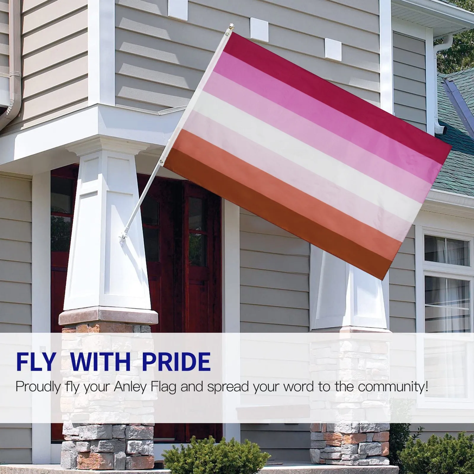 Gay Flag 90 x 150cm Rainbow Things Pride Bisexual Lesbian LGBT AccessoriRS 
