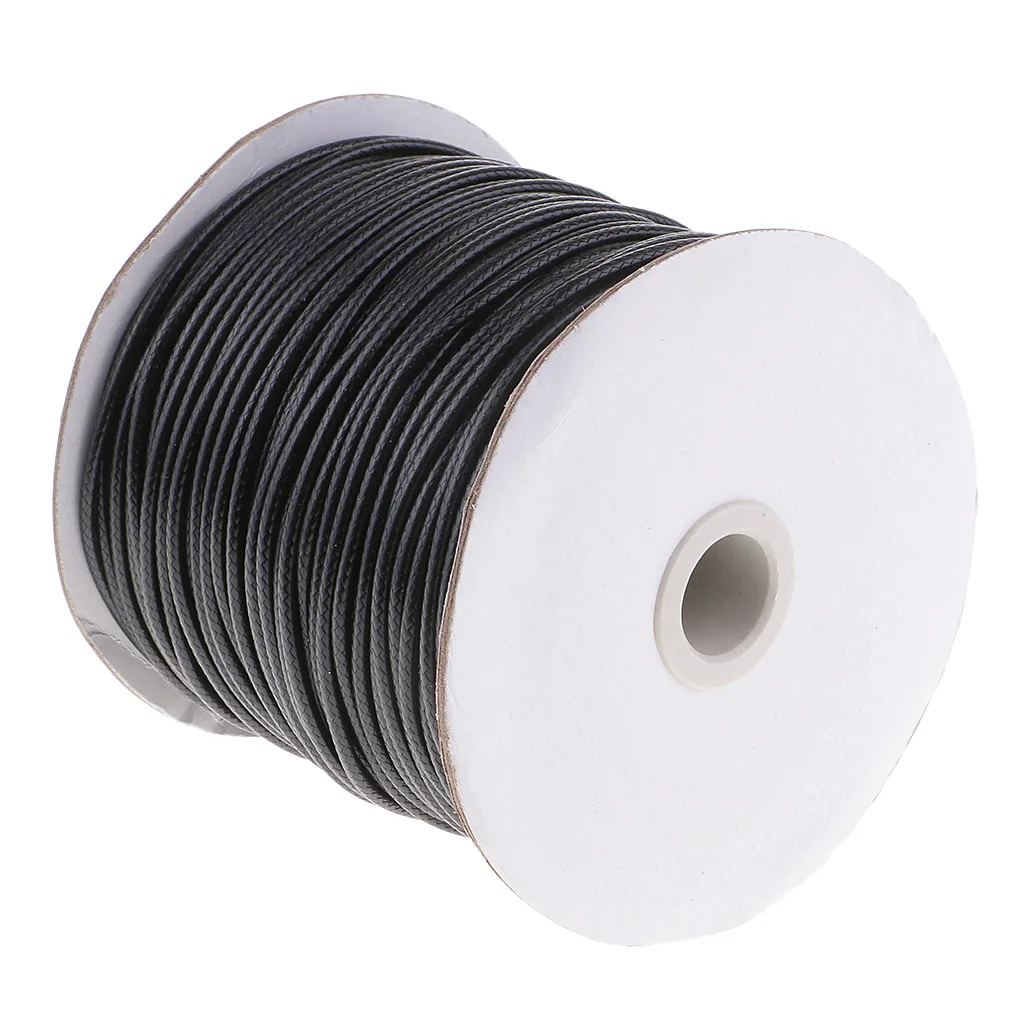 1 Roll 2.5mm Wax Line Roll Sewing Thread Waxed Sewing Thread for Leather Sewing