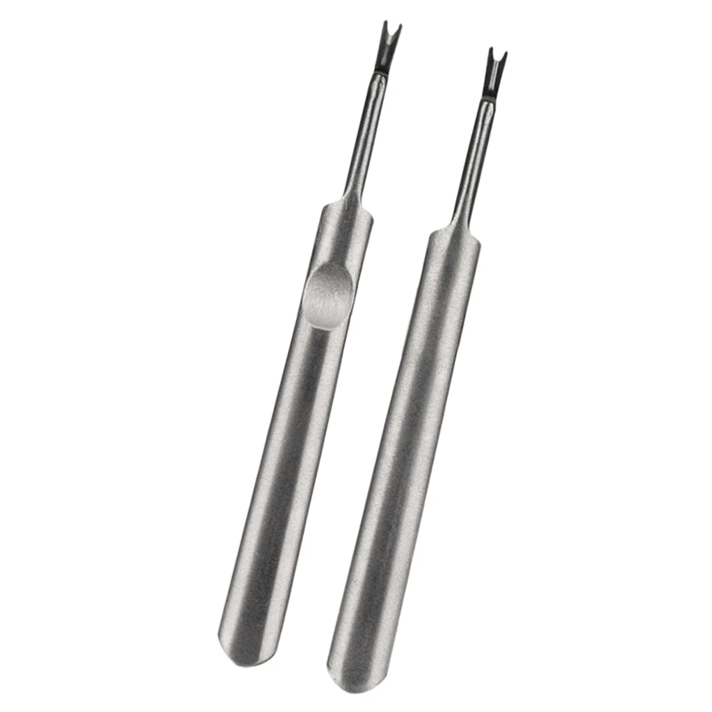 2pcs Professional Stainless Steel Nail Cuticle Spoon Pusher Nail Polish Remover Manicure