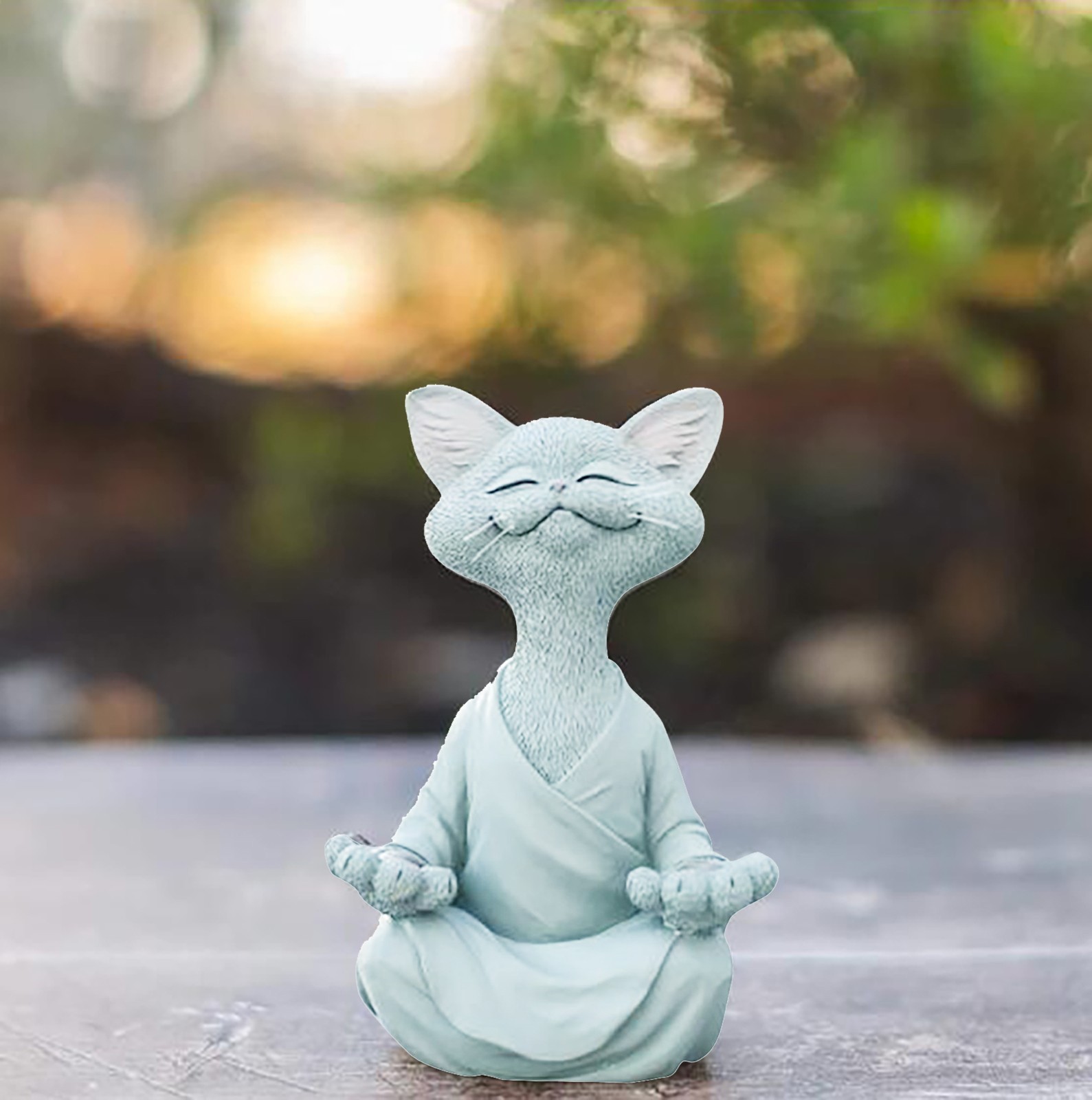 Jolie Statue De Chat Du Néant / Adoptez L'animal De Compagnie Artisanal / Cadeau Parfait Pour Les Amateurs De Figurines De Chat / Michi De Collection / Statue Animal Diabolique - France