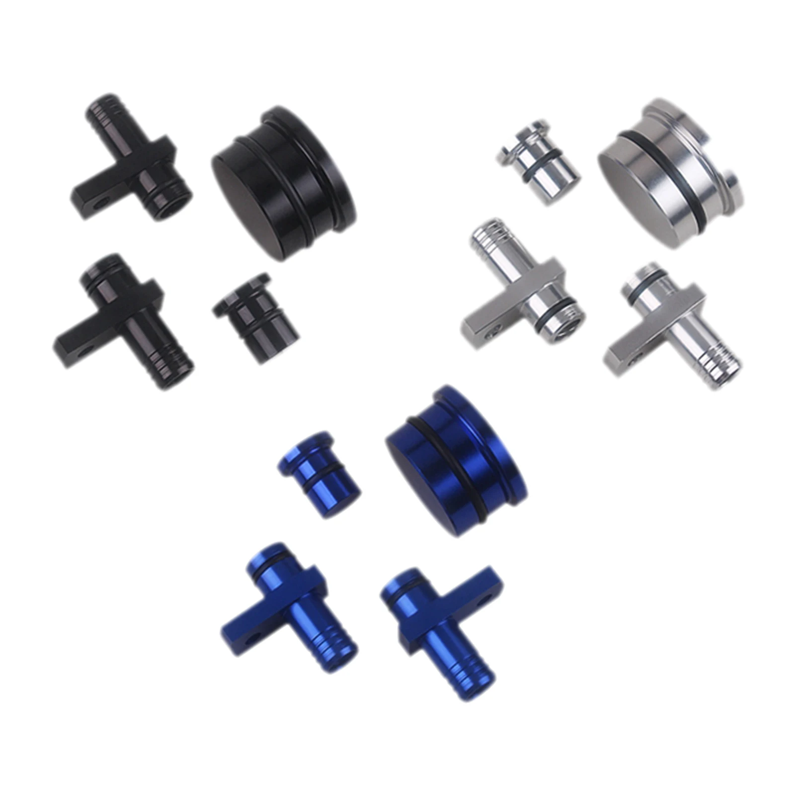 PCV Reroute Fitting Resonator Plug Reroute Assembly Kit with Upgraded For LLY LBZ LMM 6.6L