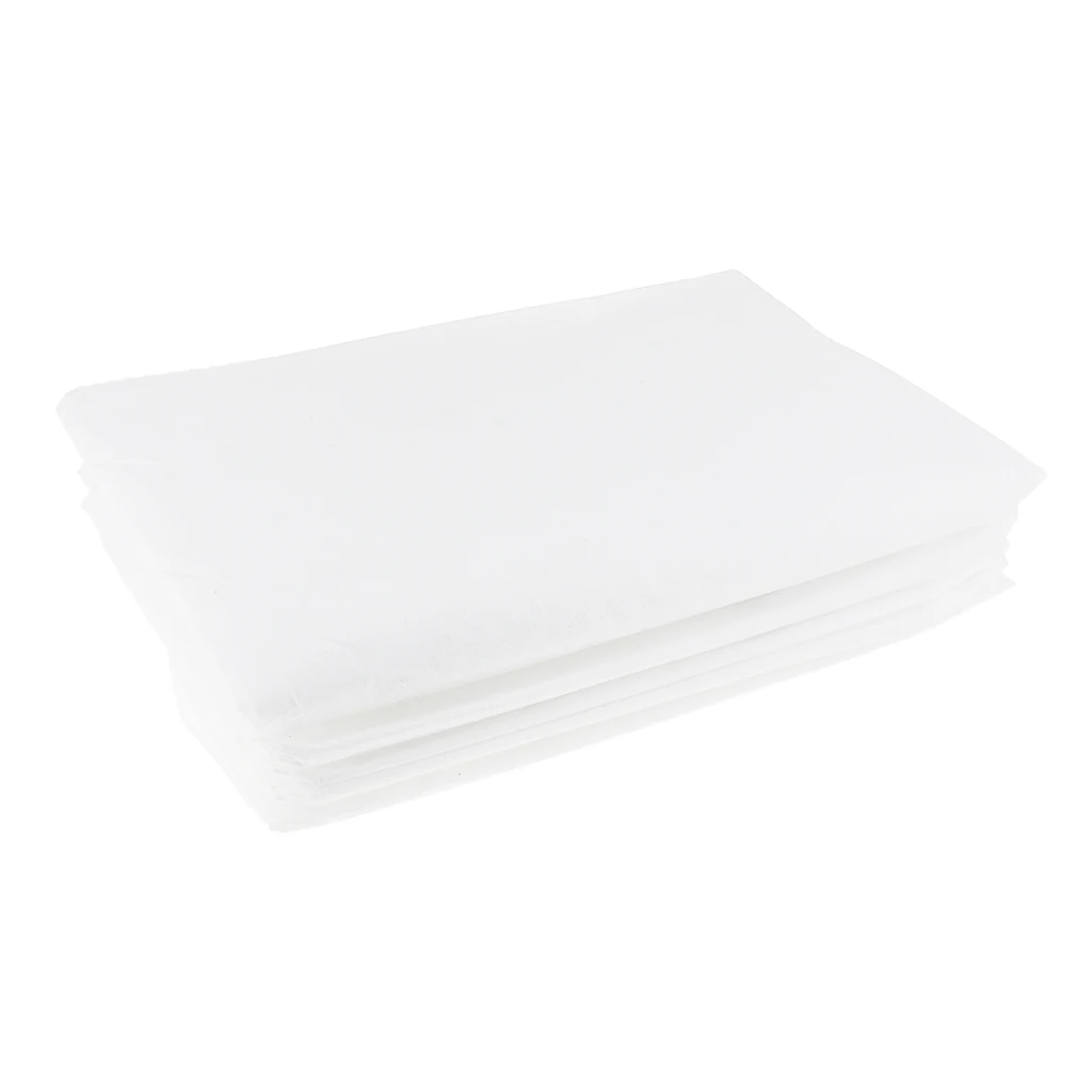 5 Pcs Disposable Sheets One Time Massage Table Bed Cover with Face Breath Hole for Home Beauty Salon SPA
