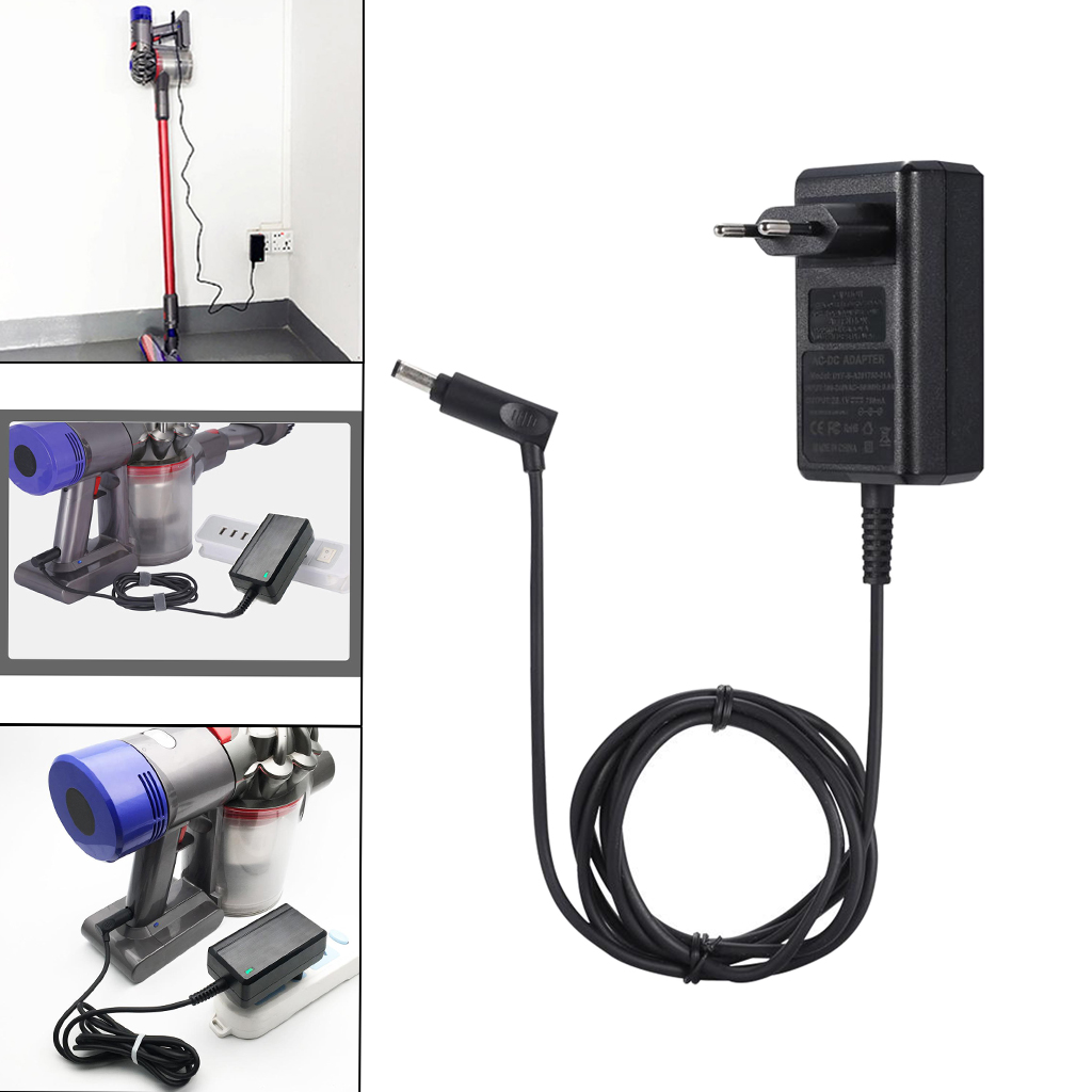Cordless Vacuum Cleaner Adapter Charger Power Supply Cord for  V7 DC59 DC74 Series, EU Type