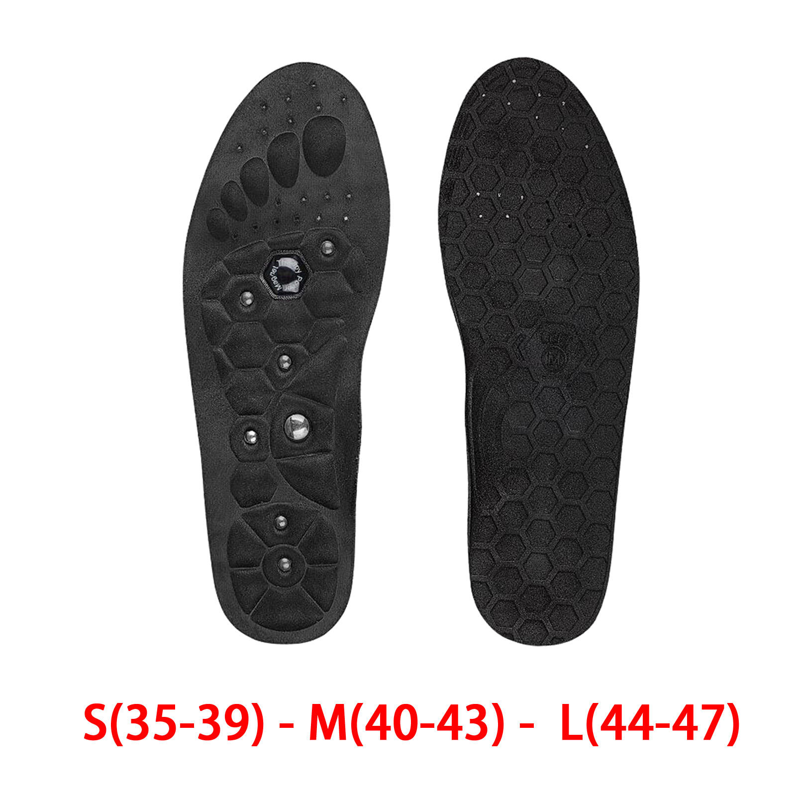 Magnetic Massage Insoles Reflexology Shoes Soles for Foot Adults Relieve Body Pressure
