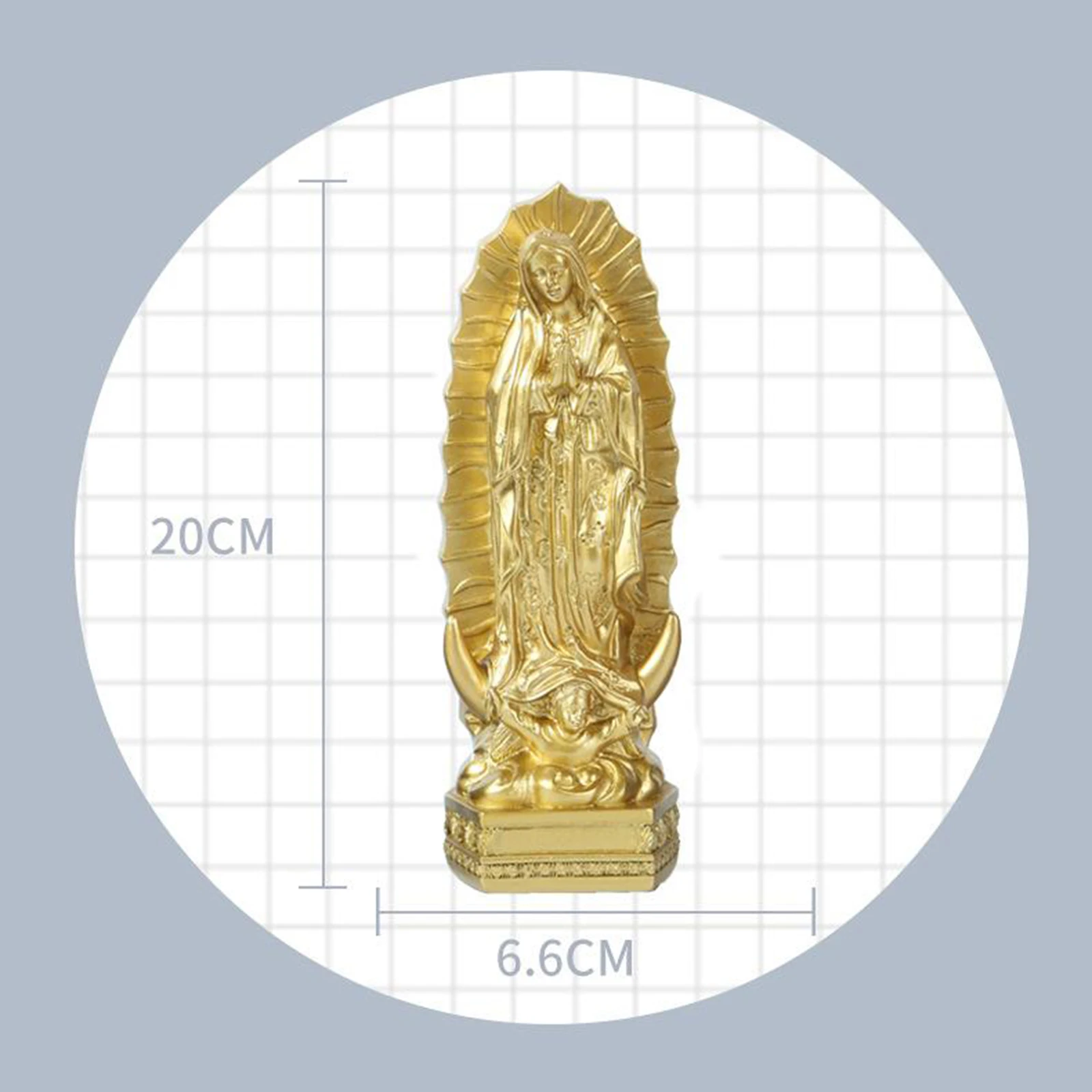 Catholic Madonna Saint Statue Figure Christ Tabletop Resin Statue Figurine