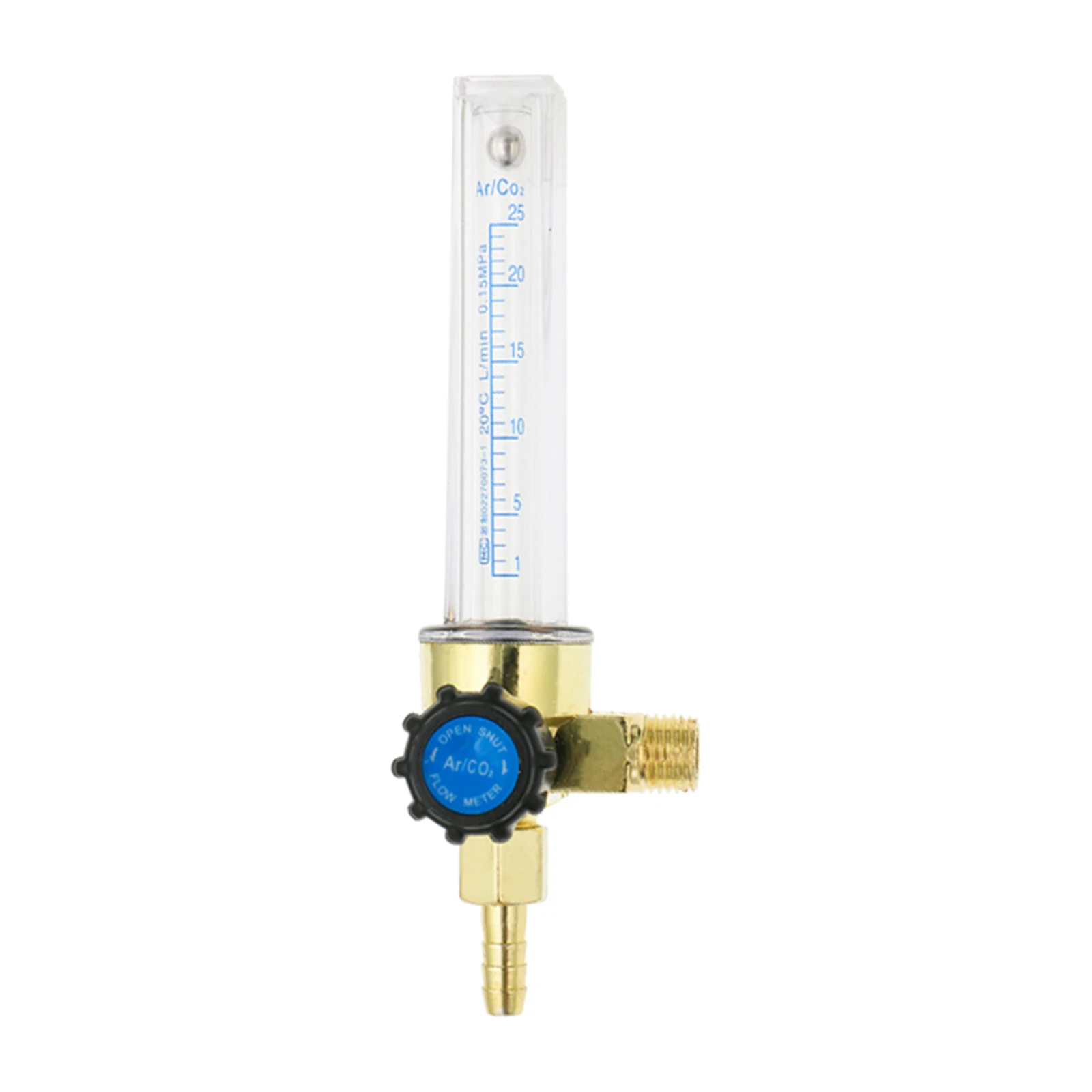 Argon CO2 Gas Flow Meter Flow Rate Gas Shielding Welding Tools Flowmeter for Mig Tig  Welding Barb Argon Flowmeter