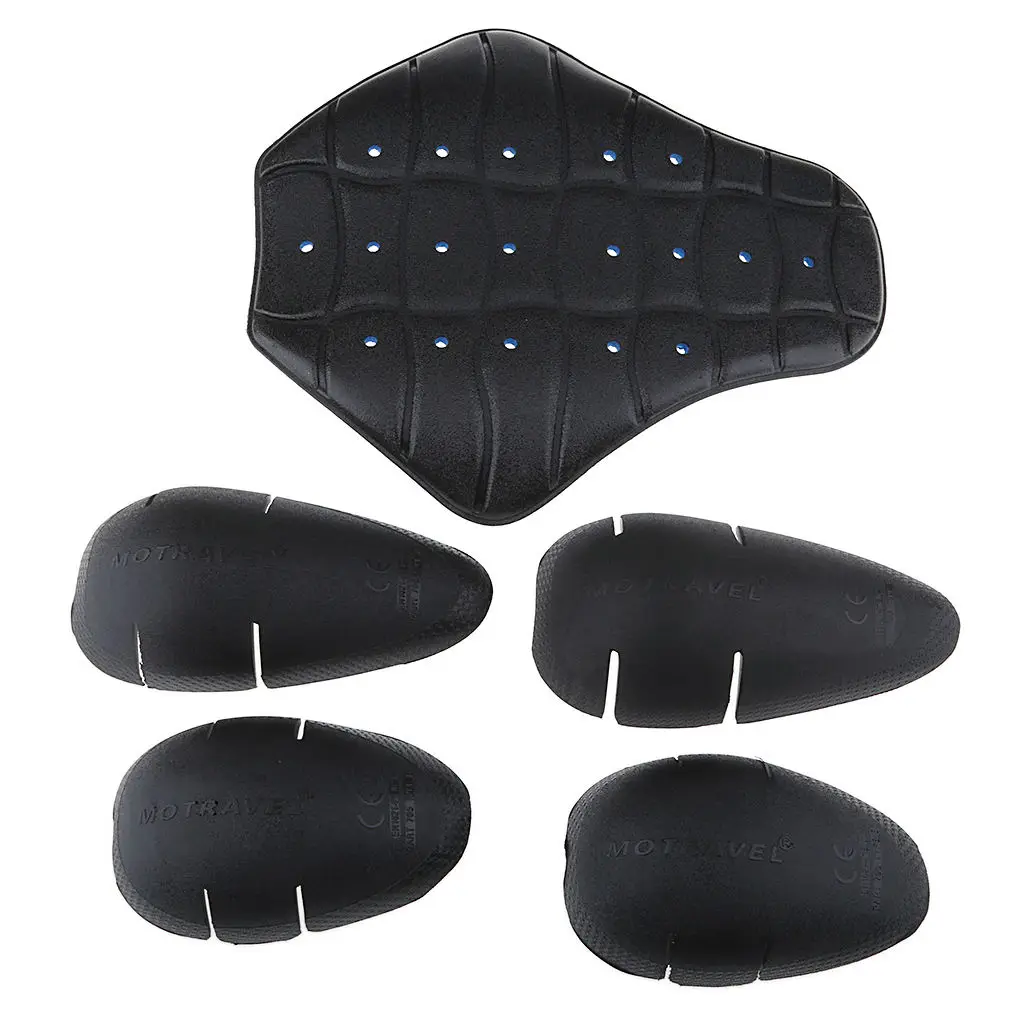 Motorcycle Riding Detachable Armor Shoulder & Knee & Back Protection Pads