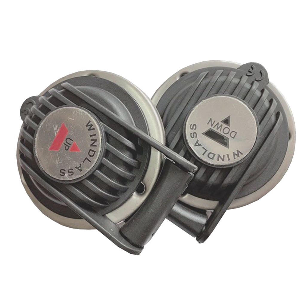 Anchor Windlass Cover Foot Switch 1 Pair Up / Down 3 Inch Diameter 12 / 24V