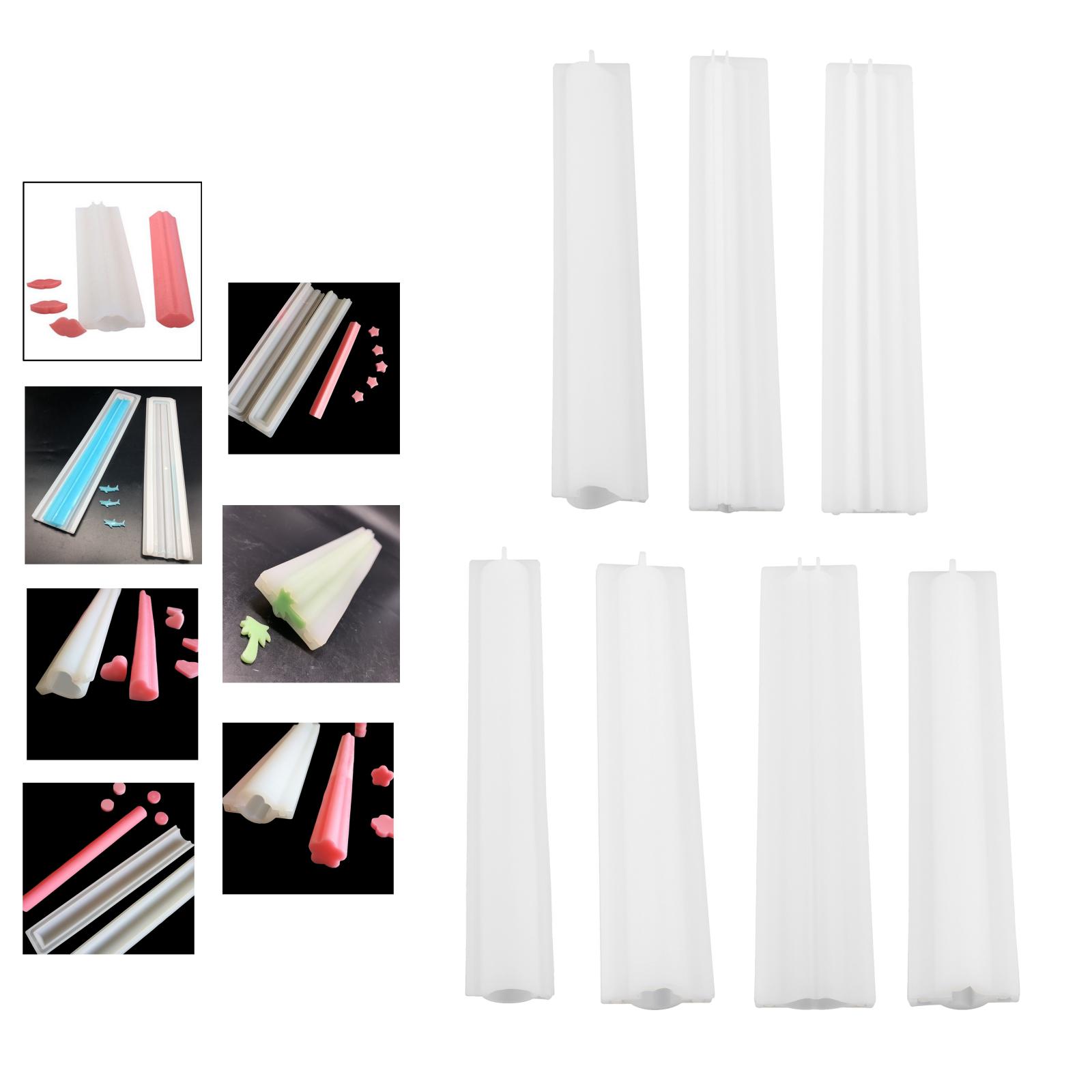 Lip Tree Shark Star Heart Shape DIY Handmade Silicone Soap Candle Mould Fondant Chocolate Cake Decorating Moulds Baking Tools