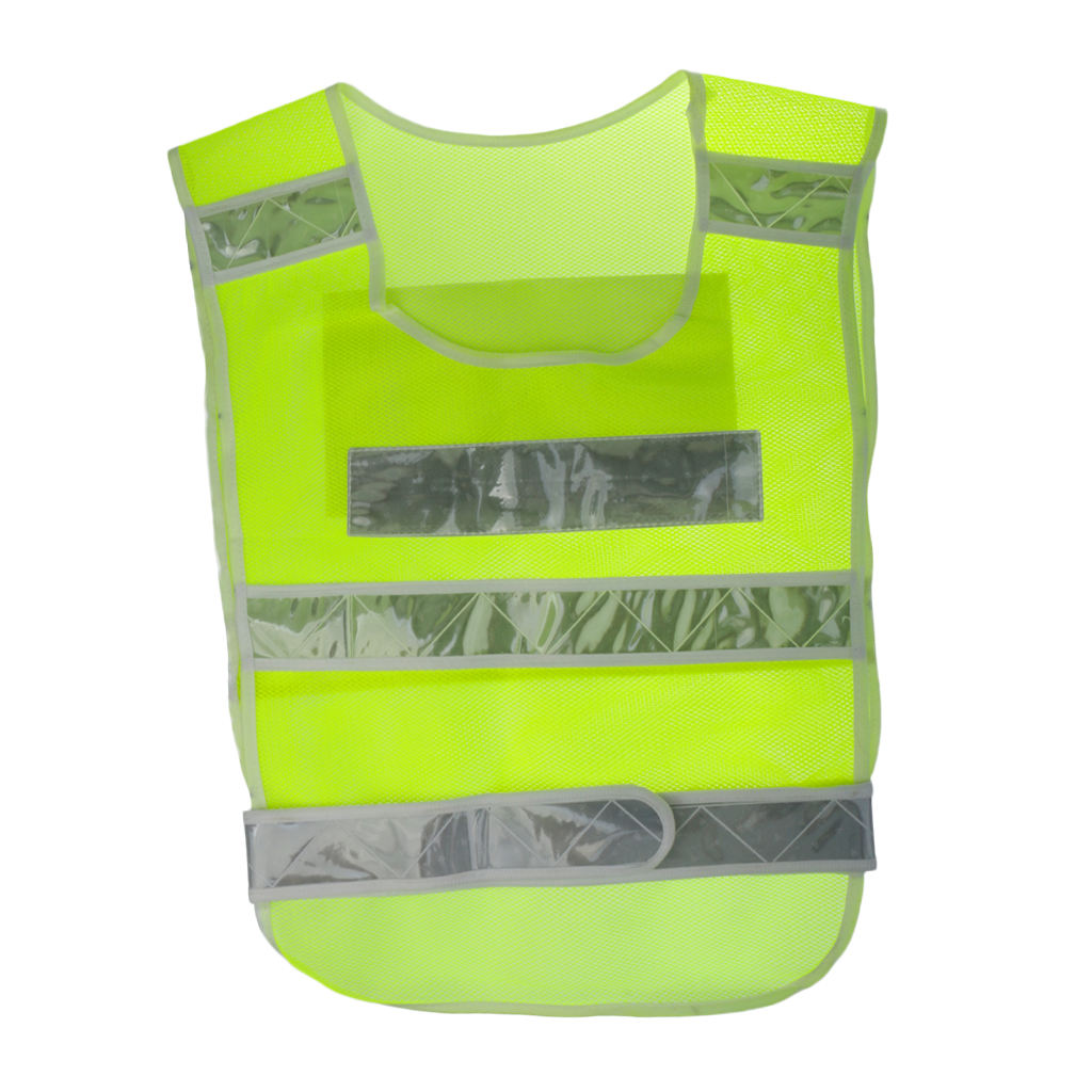 High Visibility Safety Vest Security Vest with Reflective Stripes for Adult