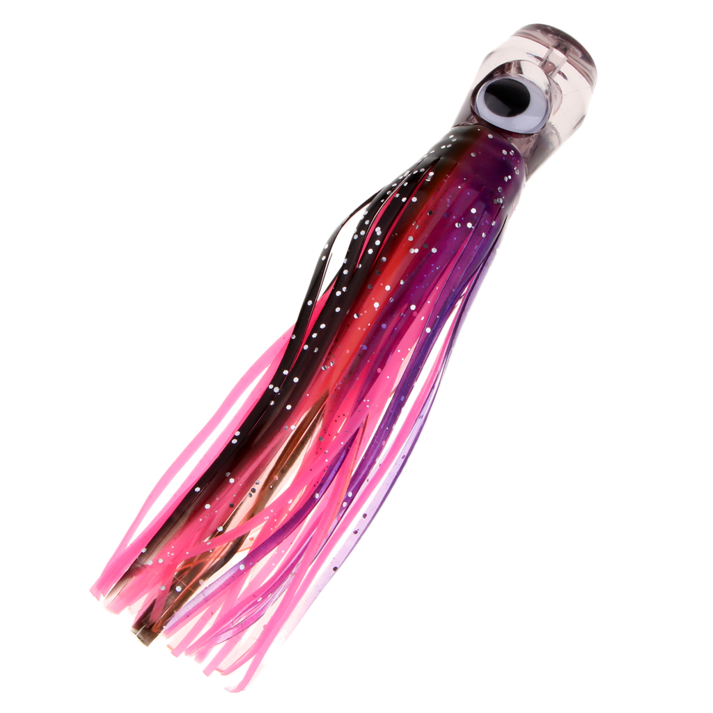 Big Game Squid Skirt Octopus Fishing Soft Trolling Lure Artificial Baits for Tuna Marlin Mahi Wahoo