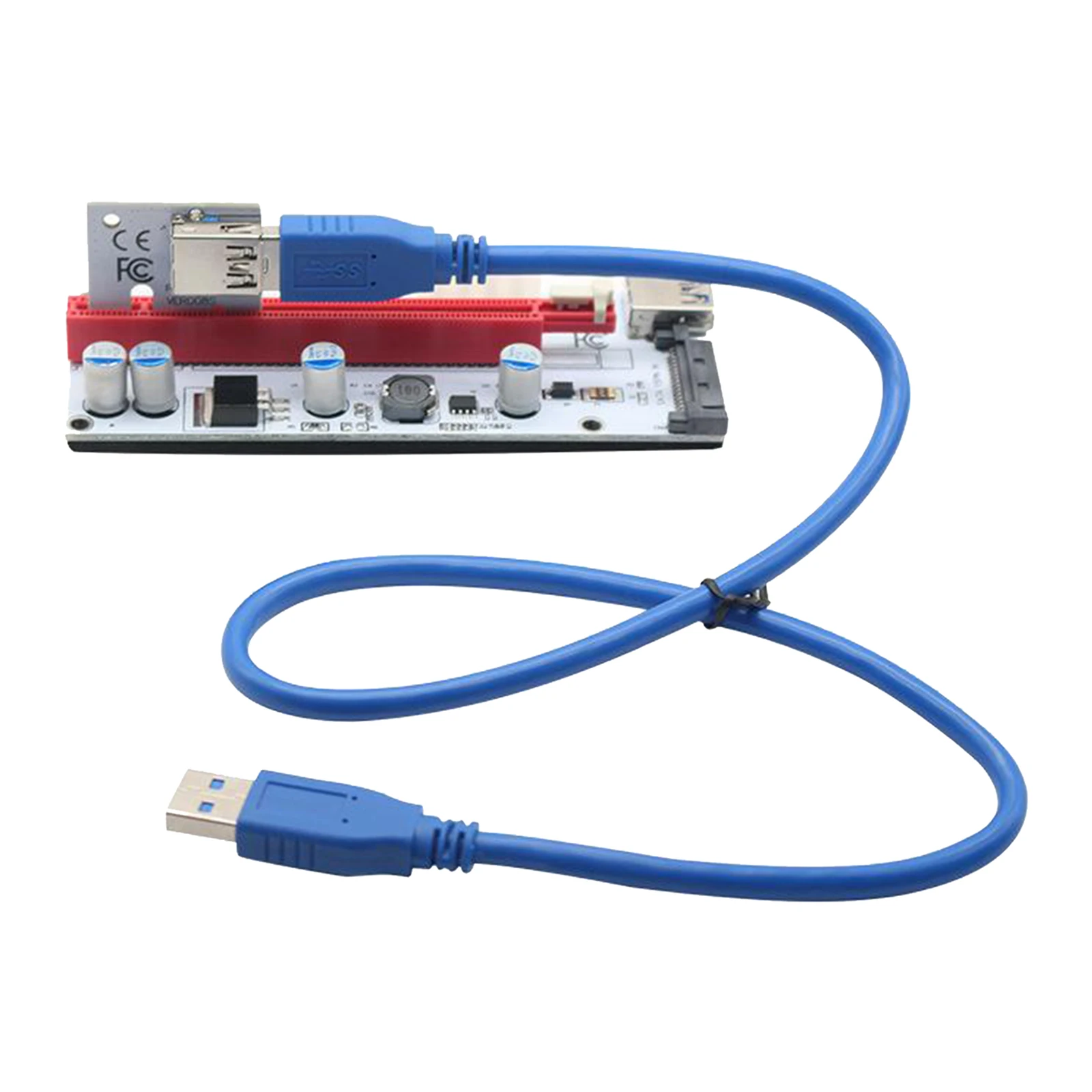 PCI-E Riser Card 008s 1x to 16x Graphic Extension Adapter Card Extender, Stable and Safe