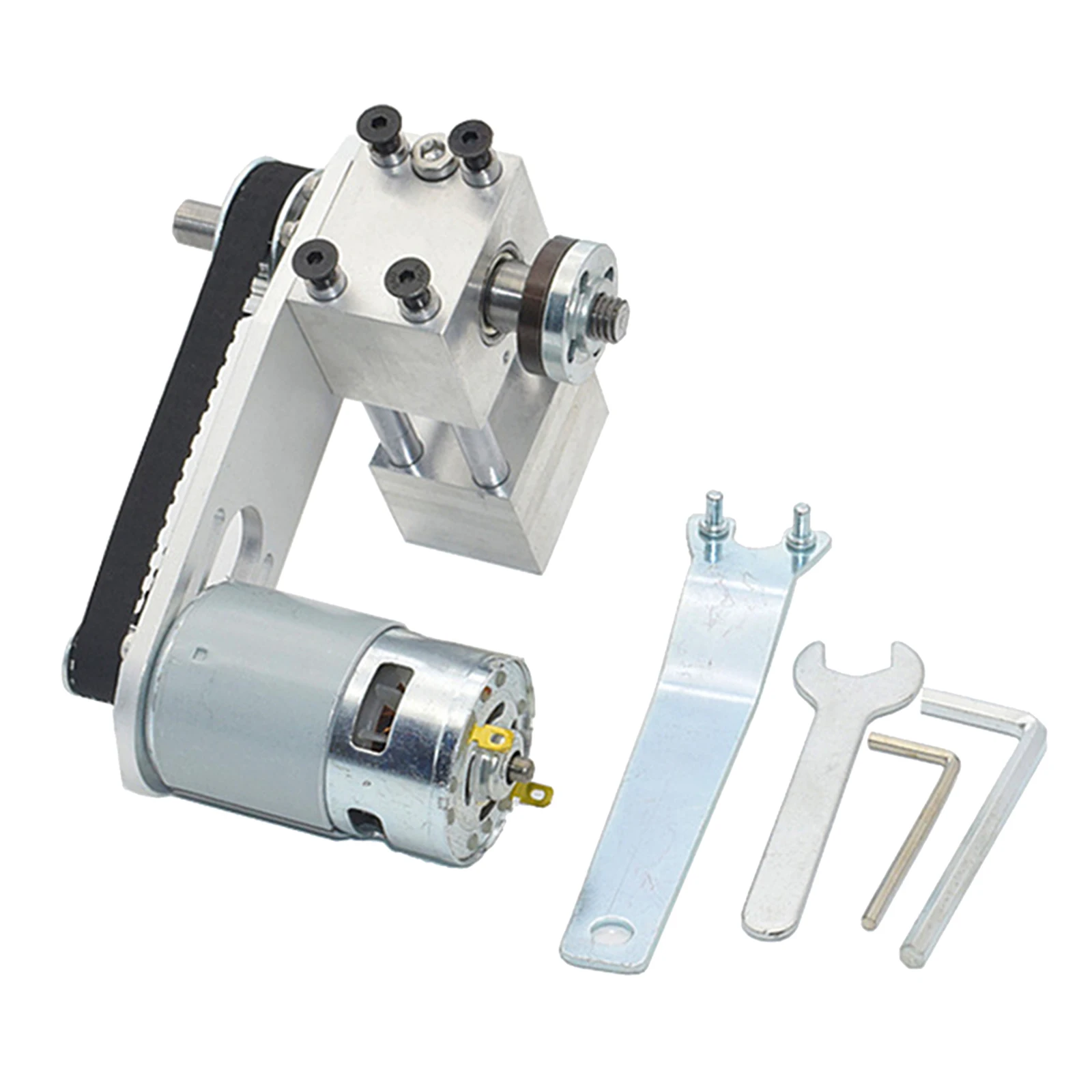 Mini Table Saw Lifting Spindle Assembly,DIY Woodworking Cutting Polishing Spindle with Motor ,Small Table Saw Accessories Set