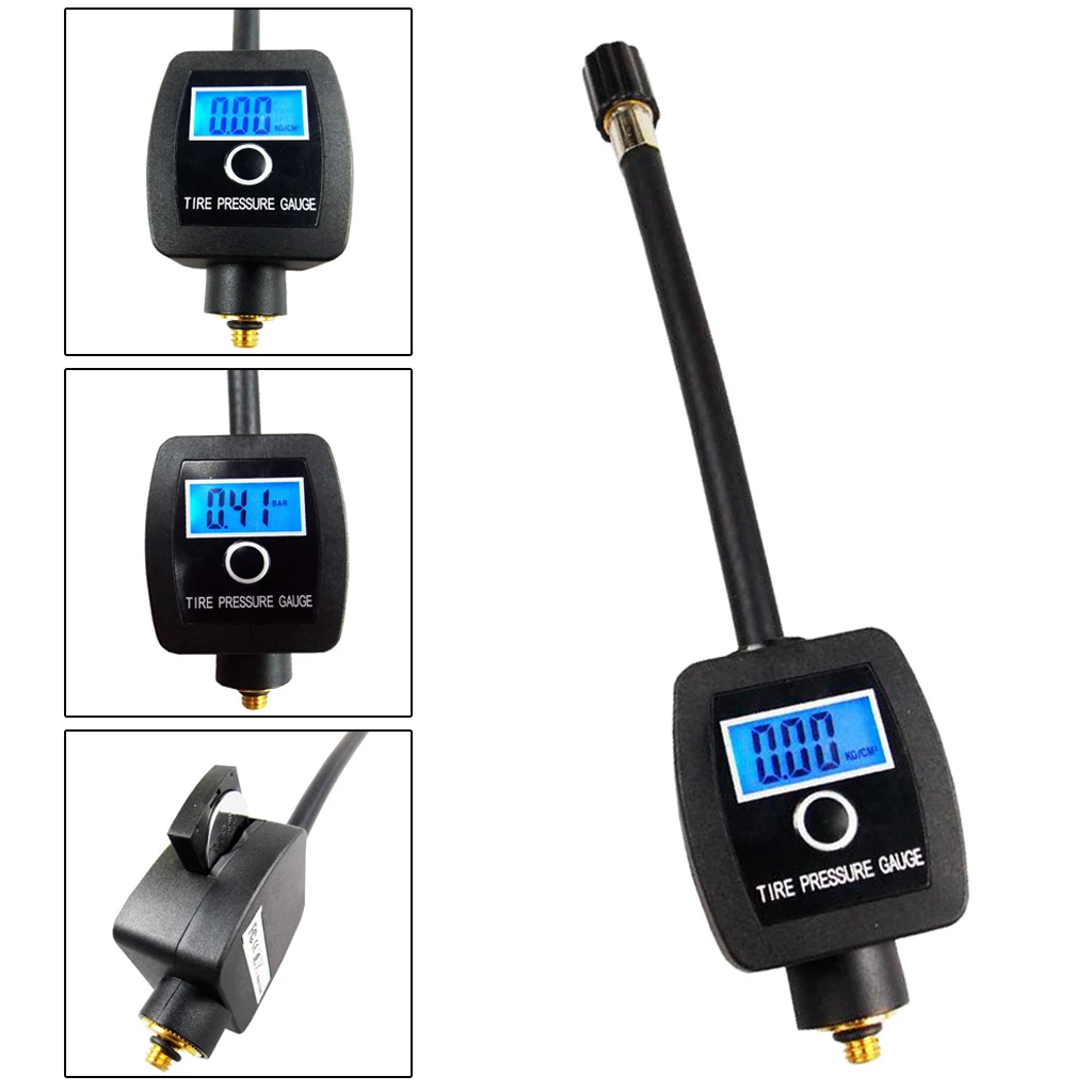 Tyre Pressure Gauge Tire Indicator Motorbike Air Compressor Pressure Checker